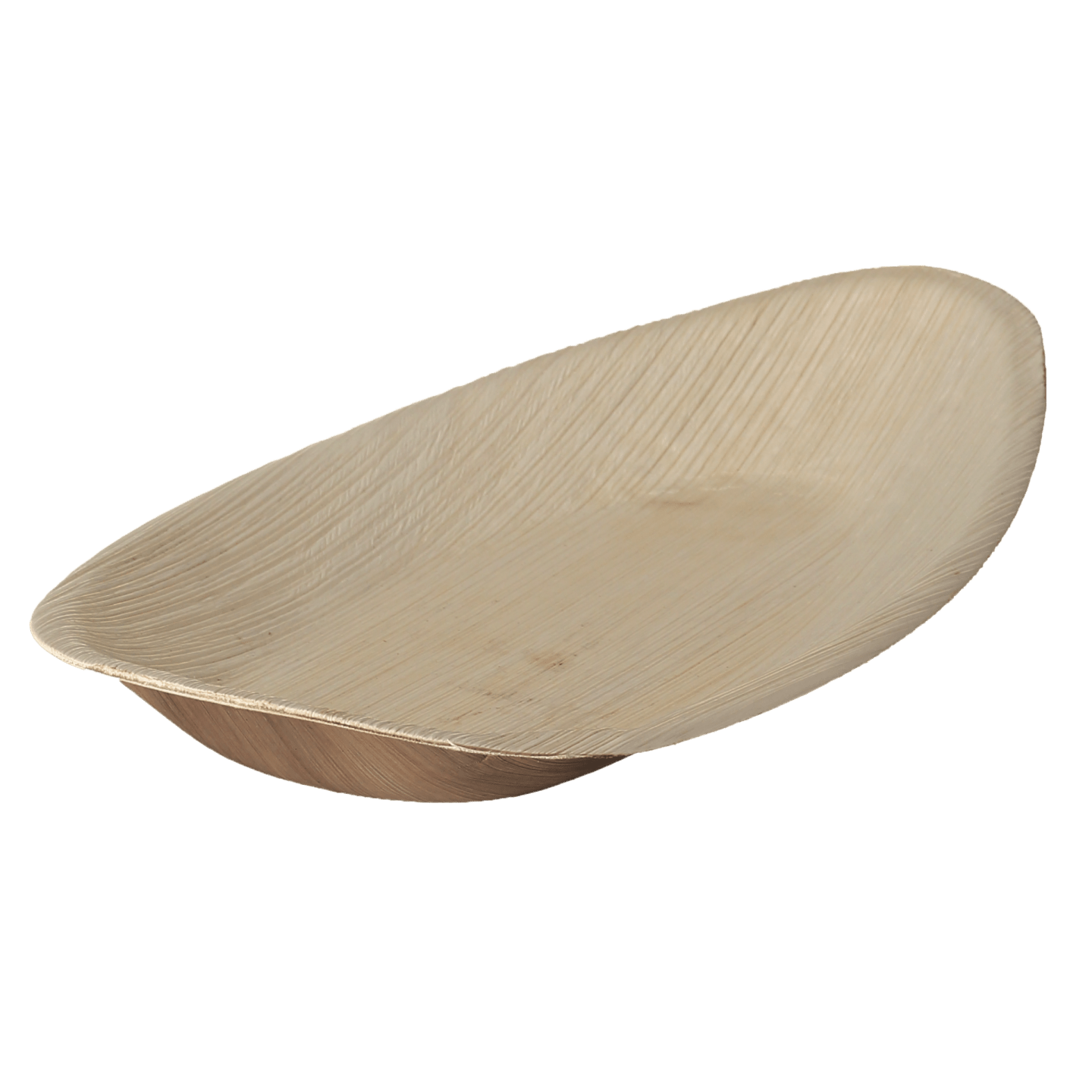 Tallrik palmblad oval 30x18cm 100st