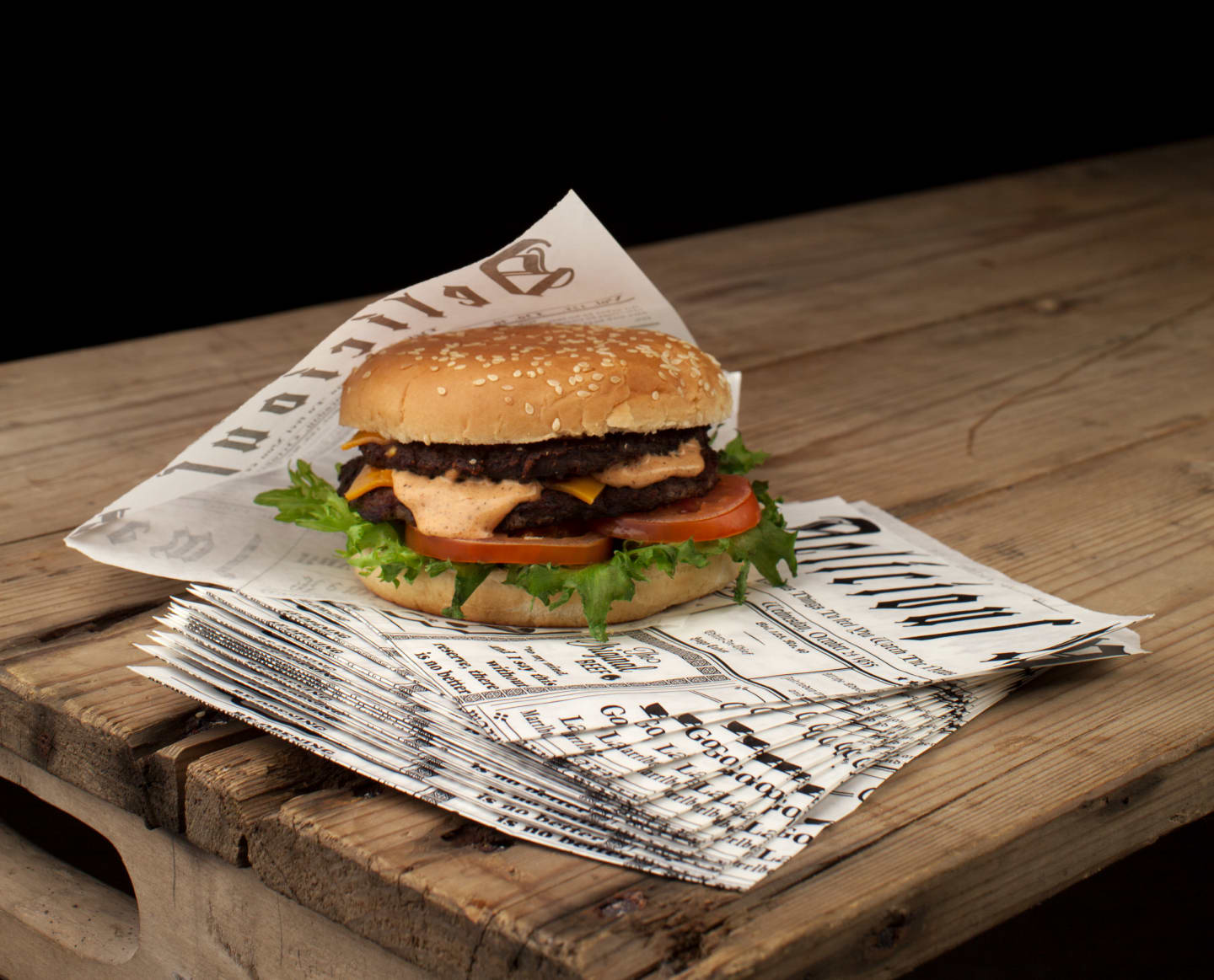 Hamburgerficka Deli tidn 180x170mm1000s - Bild 1 av 2
