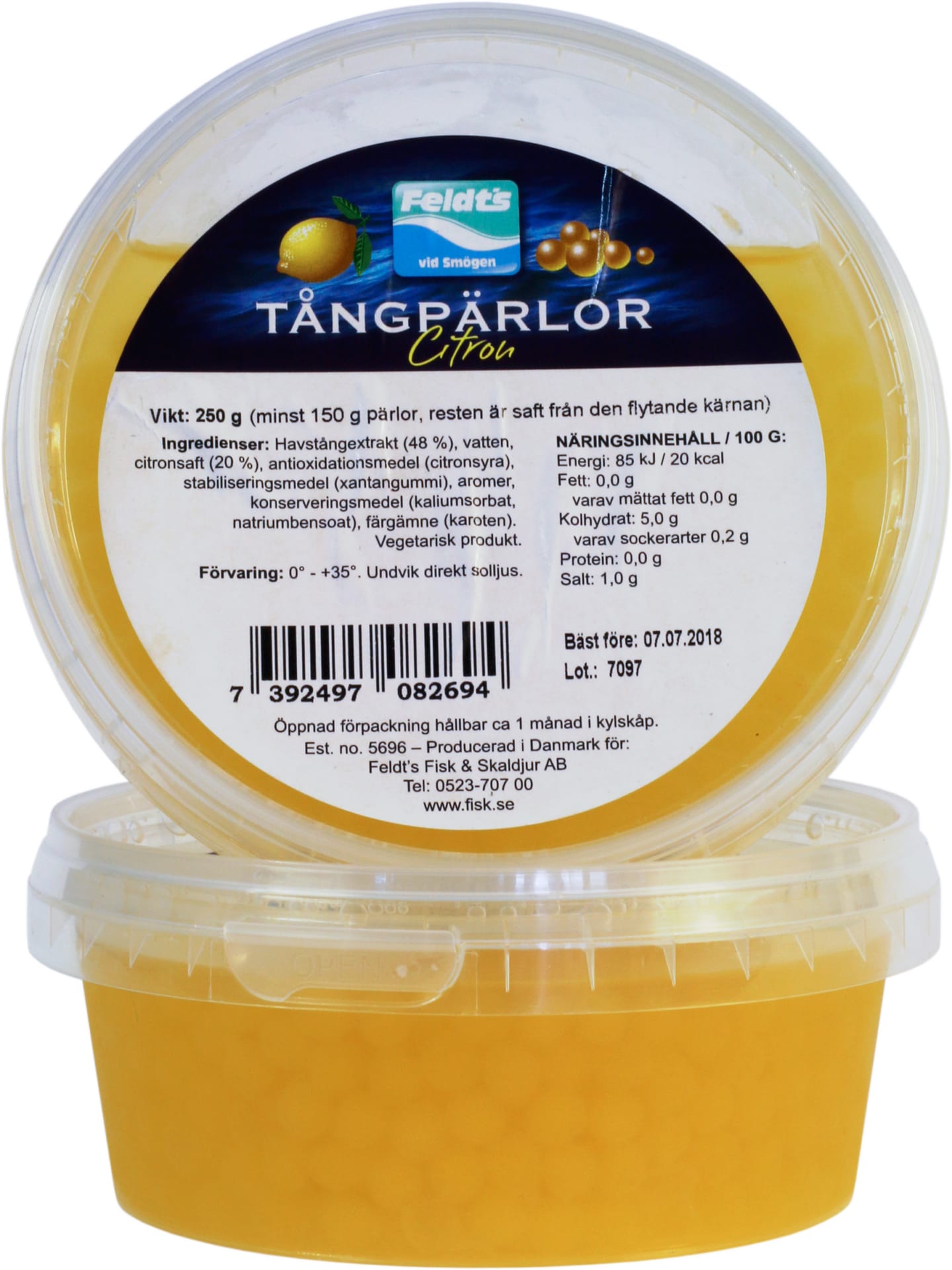 Tångpärlor citron 250g - Bild 1 av 2