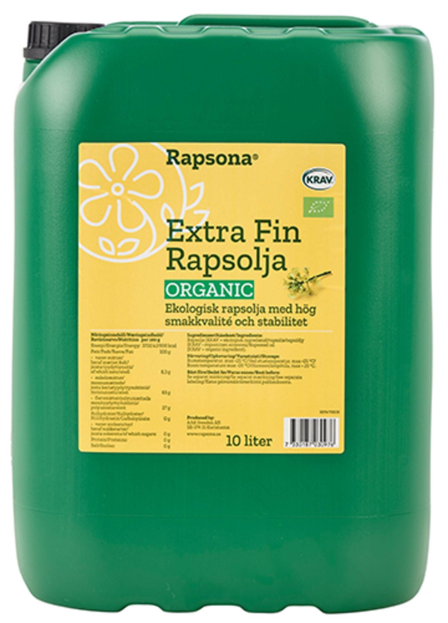 Rapsolja extra fin 10L