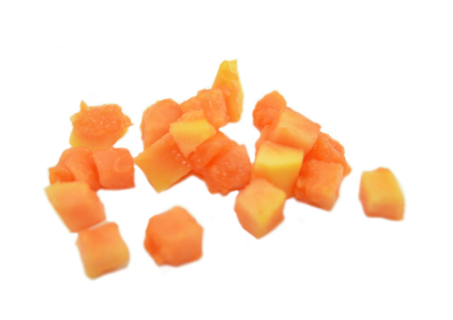 Papaya tärnad 10x10mm 1kg