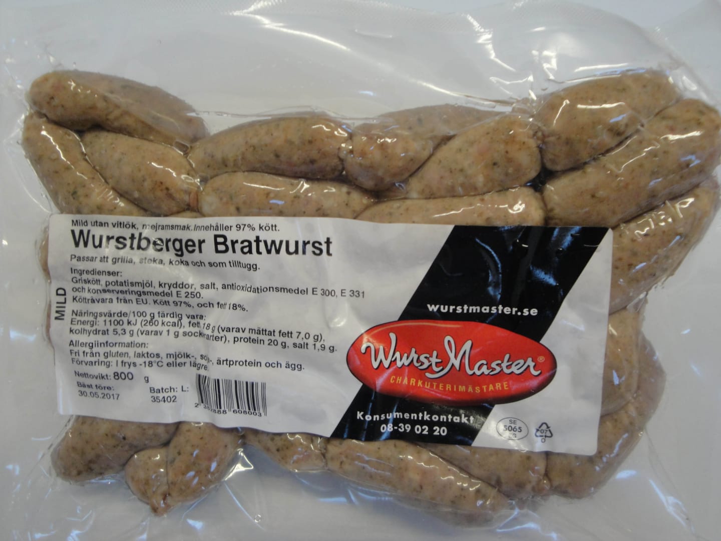 Wurstberger Nurnberger 15g/5kg - Bild 1 av 2