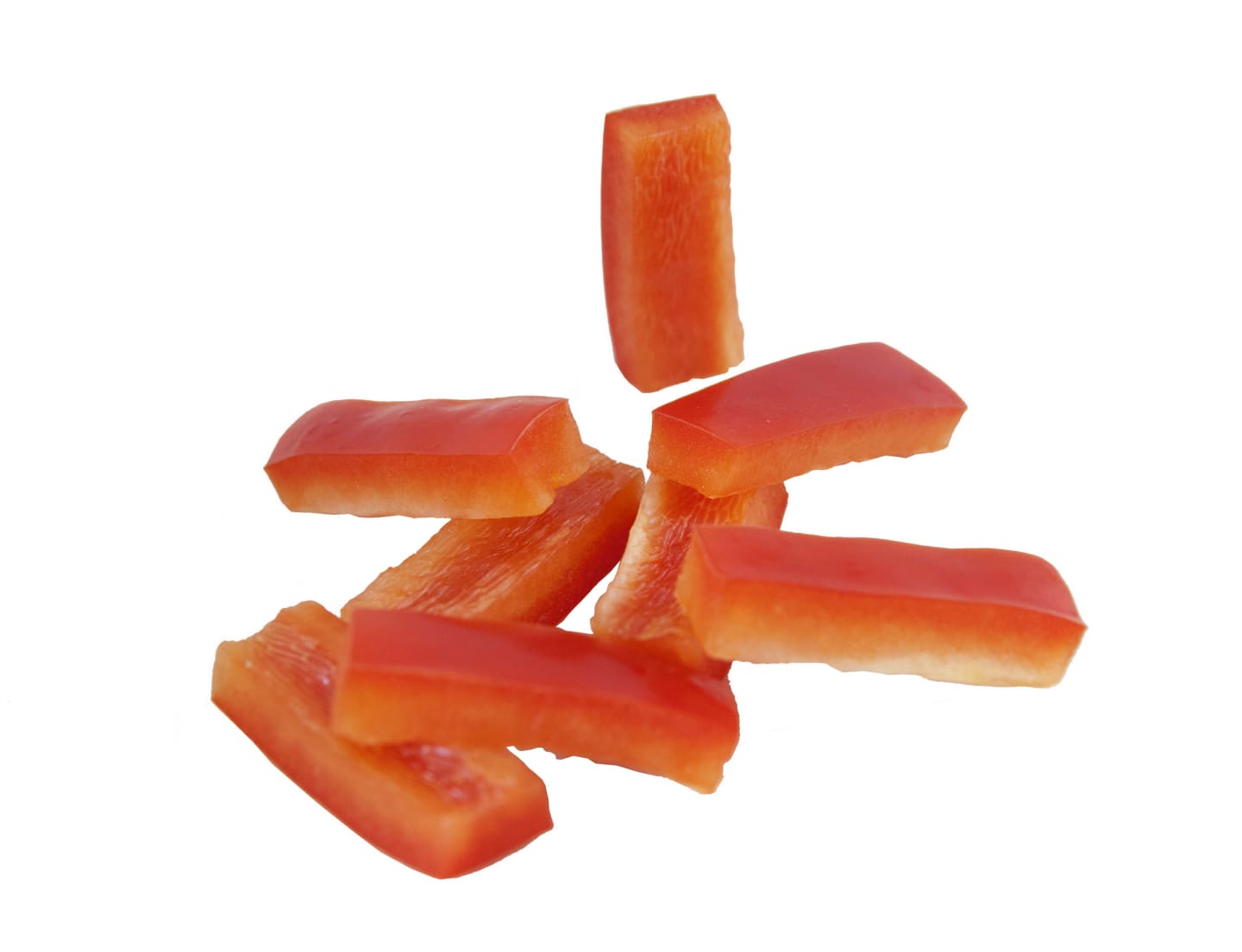 Paprika röd stavar 4cm 1kg