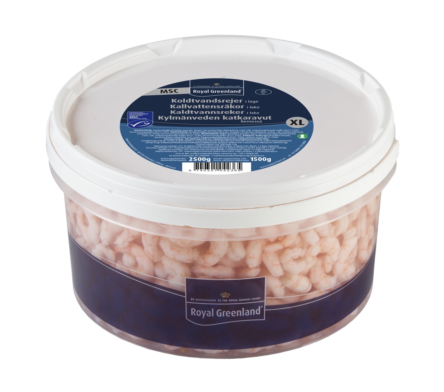 Räka i lake XL MSC 1,5kg - Bild 1 av 3