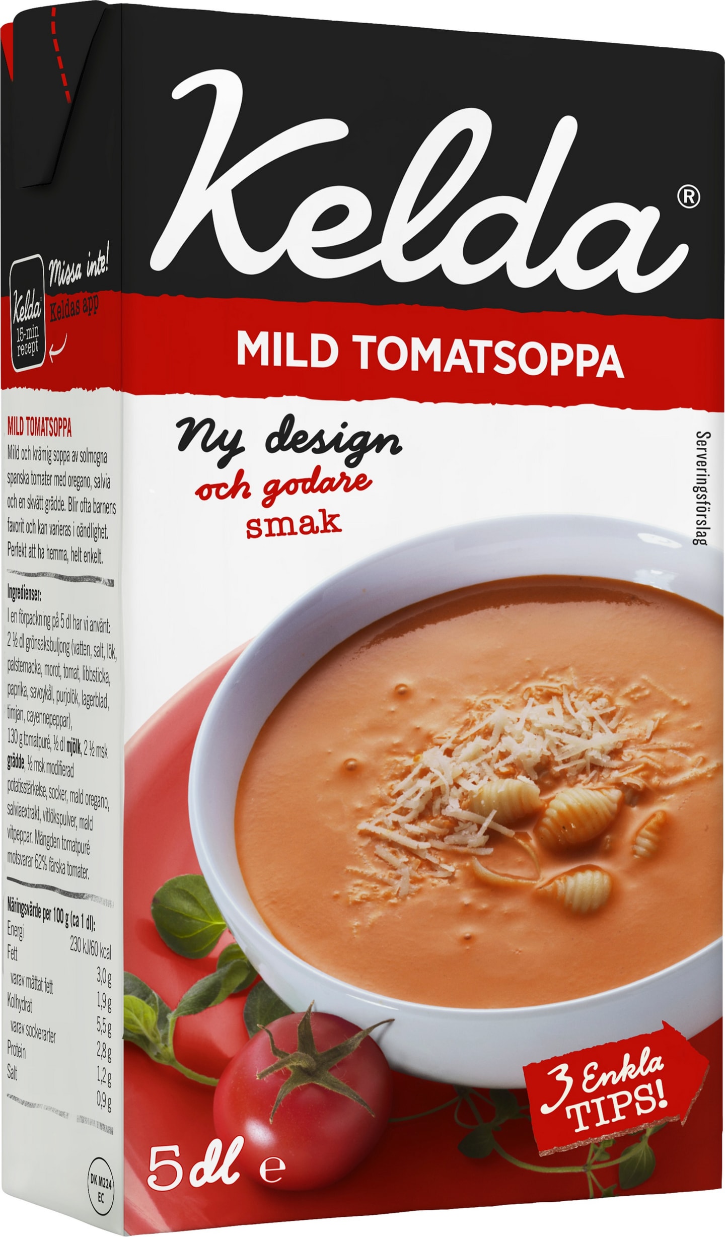 Tomatsoppa mild 500ml