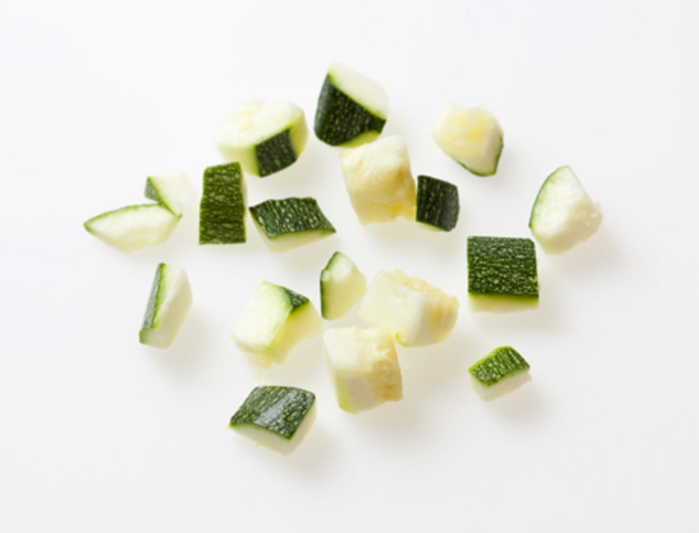 Zucchini grön tärnad 18x18mm 2kg