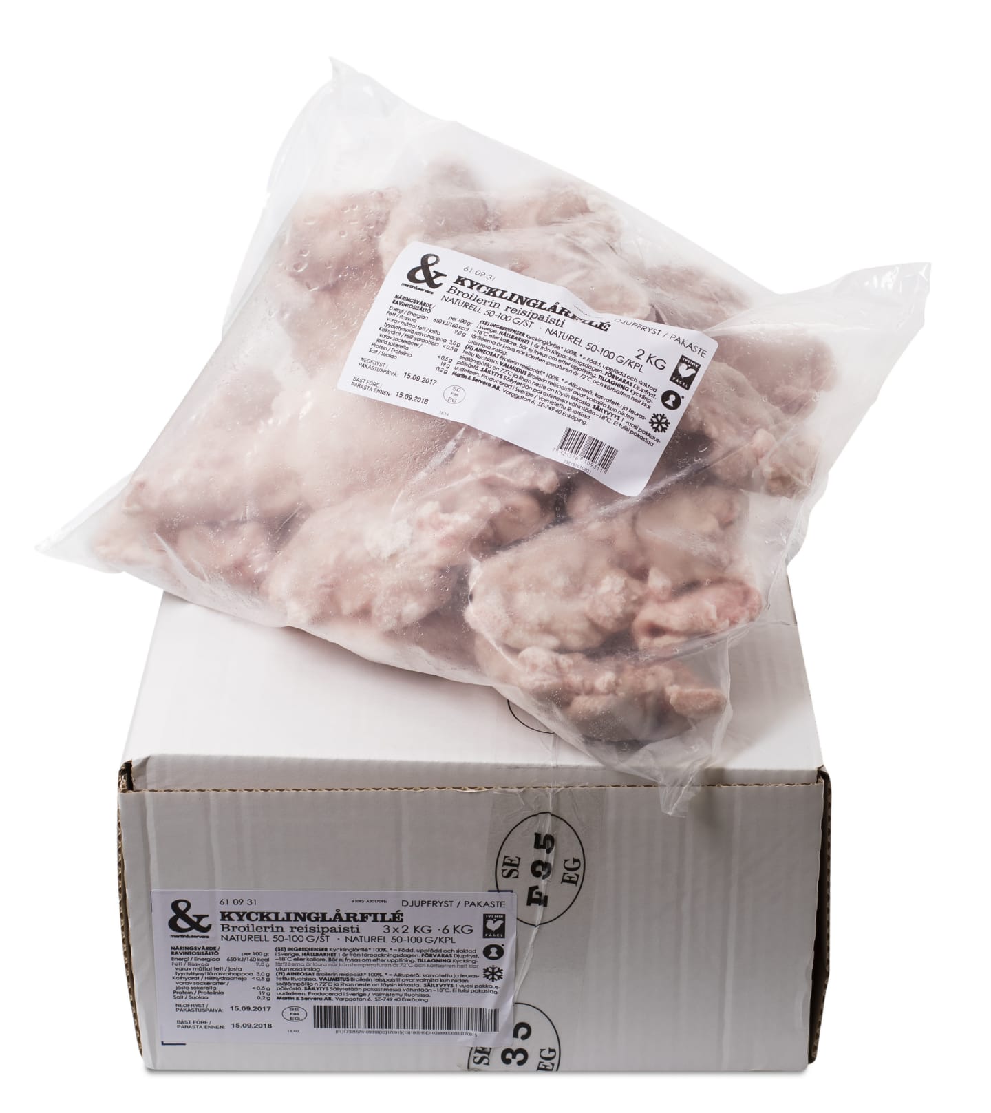 Kycklinglårfilé 50-100g/2kg - Bild 1 av 3
