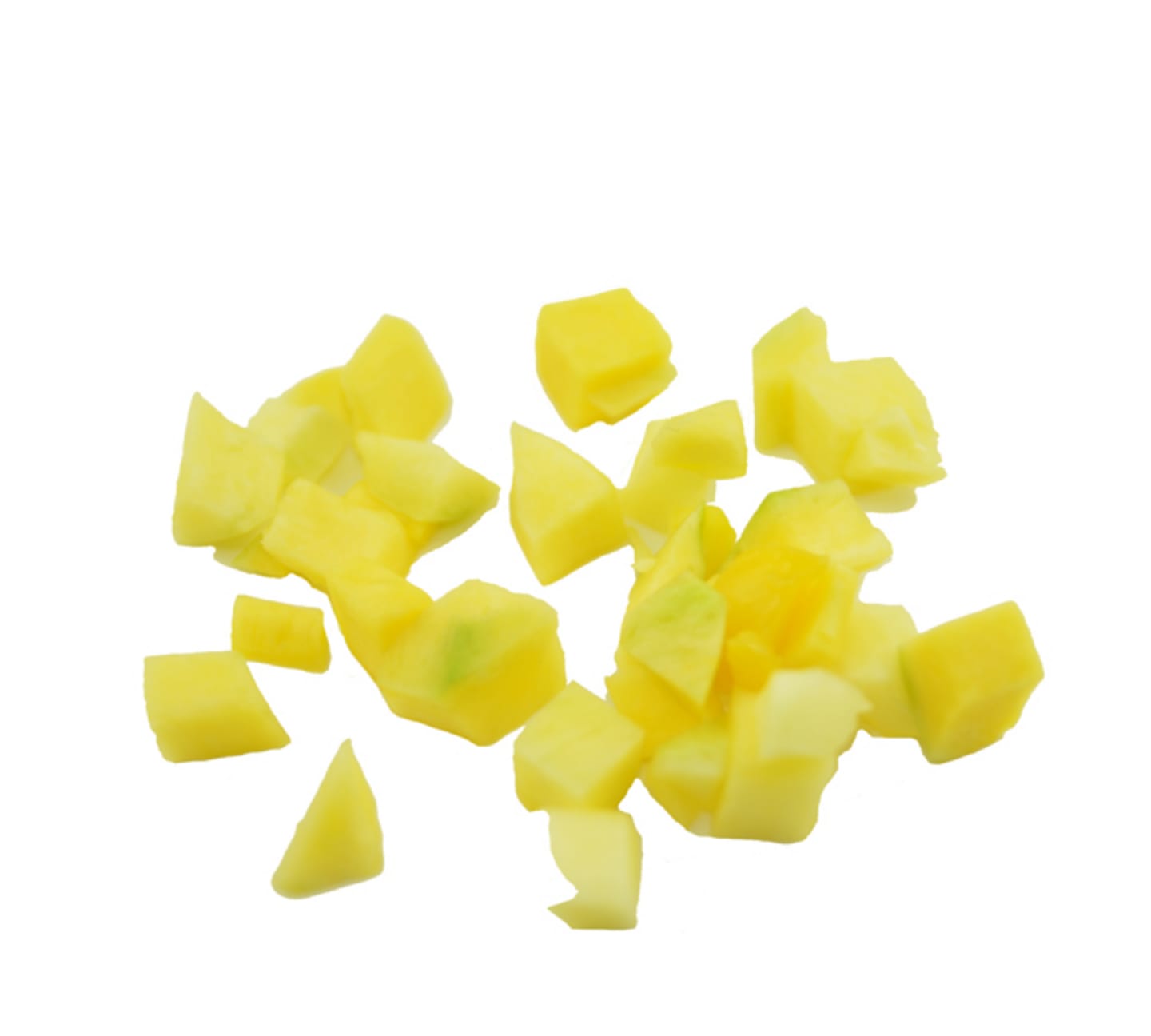 Mango grön tärnad 10x10mm 1kg