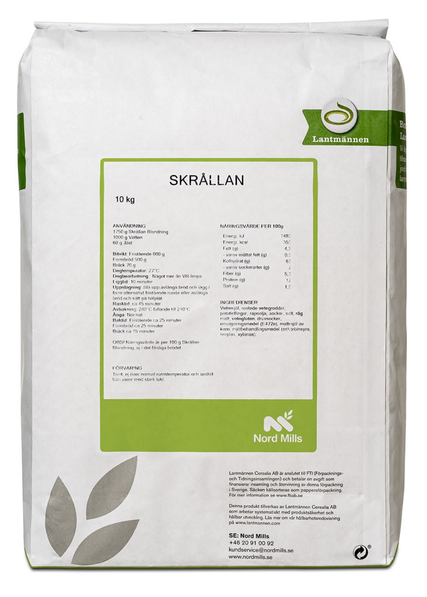 Skrållan mjöl 10kg