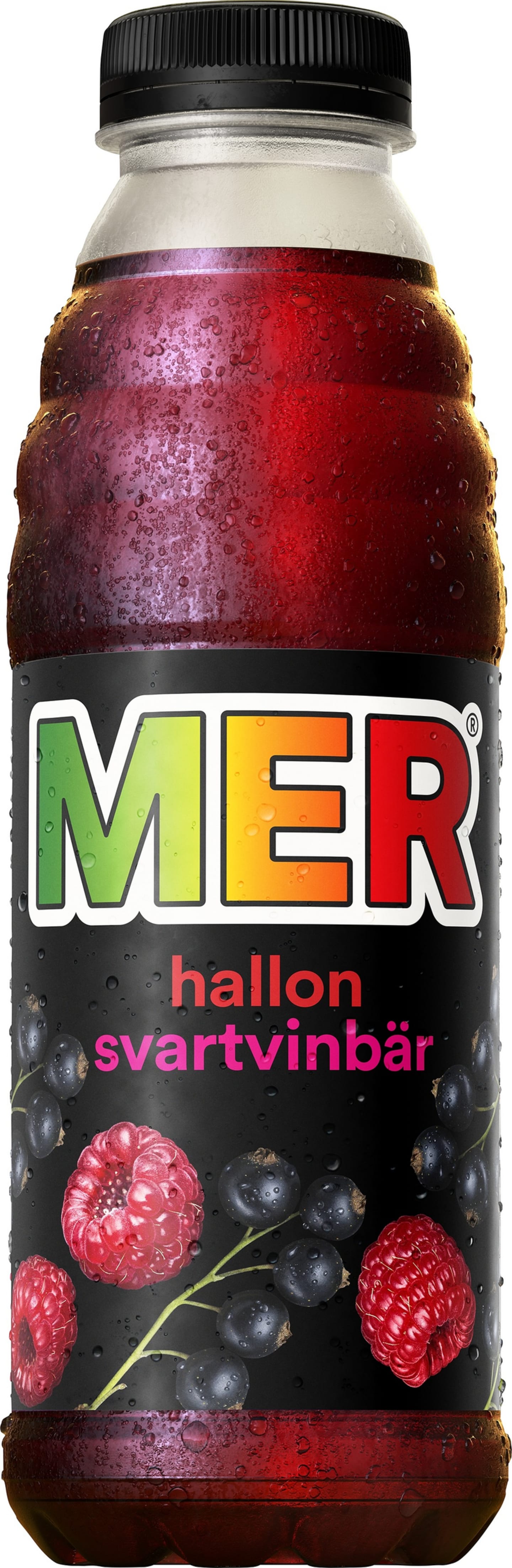 Mer hallon svart vinbär pet 50cl - Bild 1 av 1