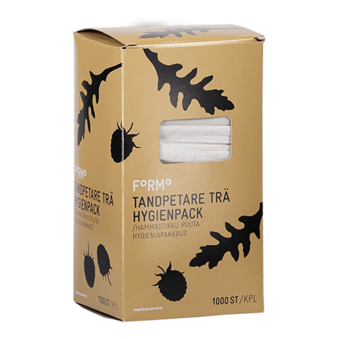 Tandpetare trä hygienpack papper 1000st - Bild 1 av 2