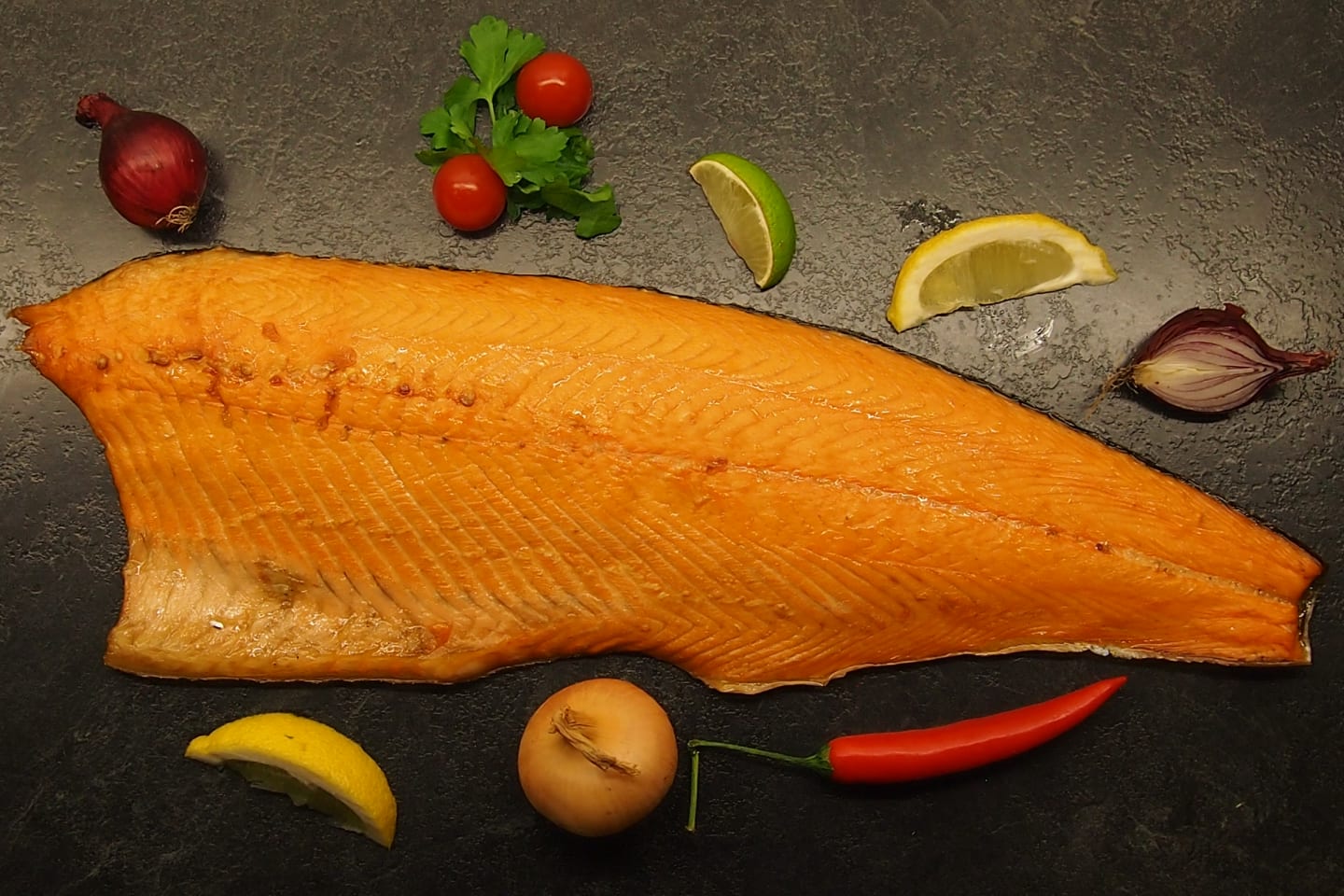 Laxfilé varmrökt 1,2-1,5kg