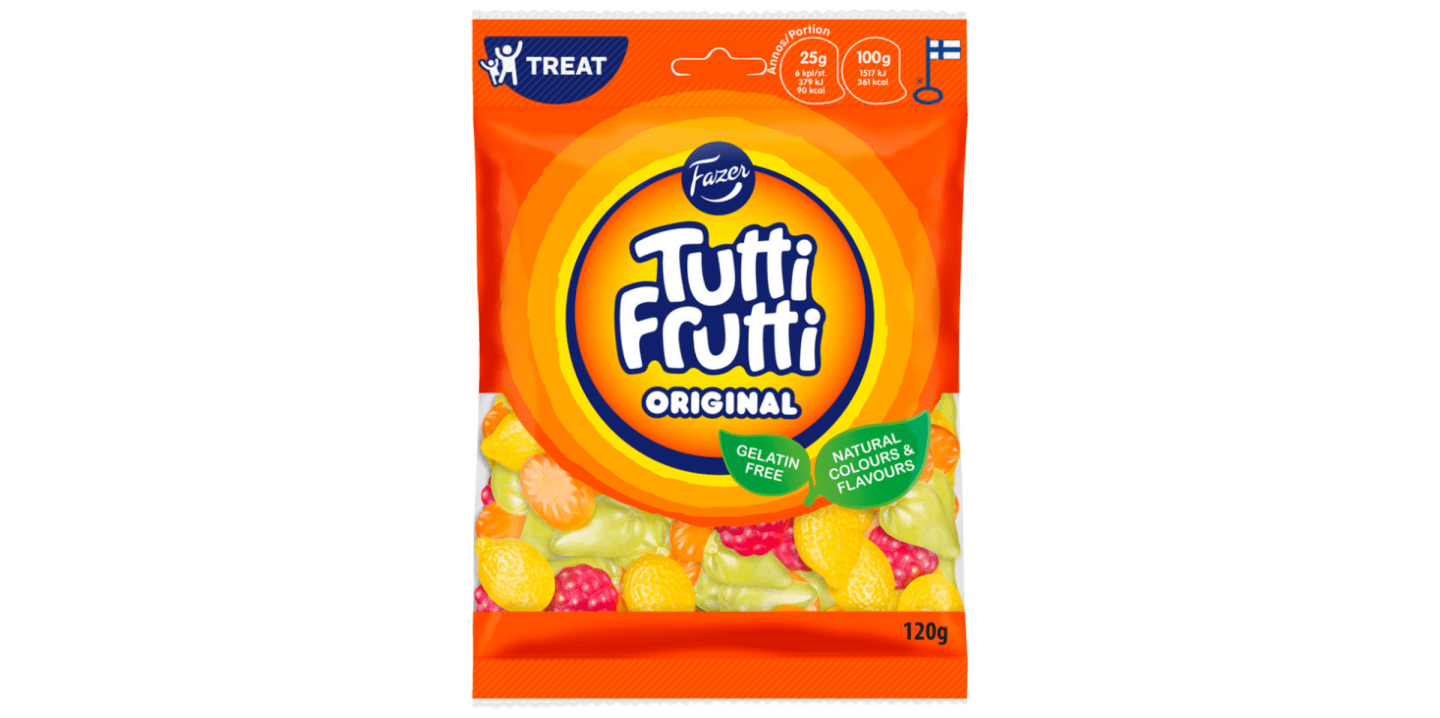 Tutti frutti original påsgodis 120g