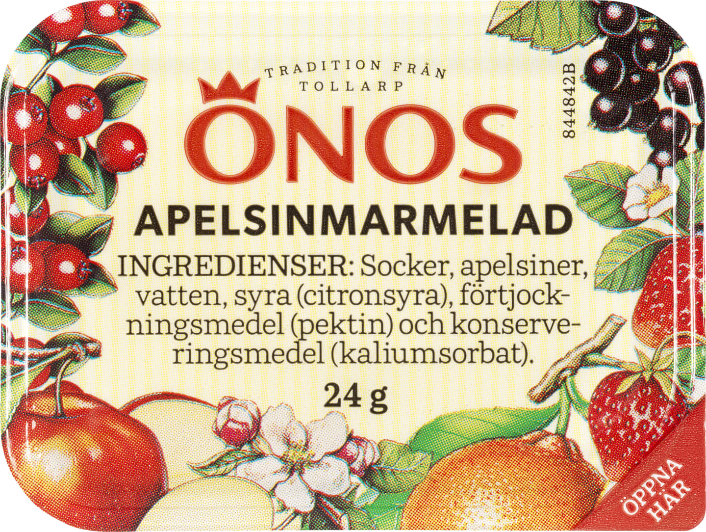 Apelsinmarmelad portion 24g - Bild 1 av 1