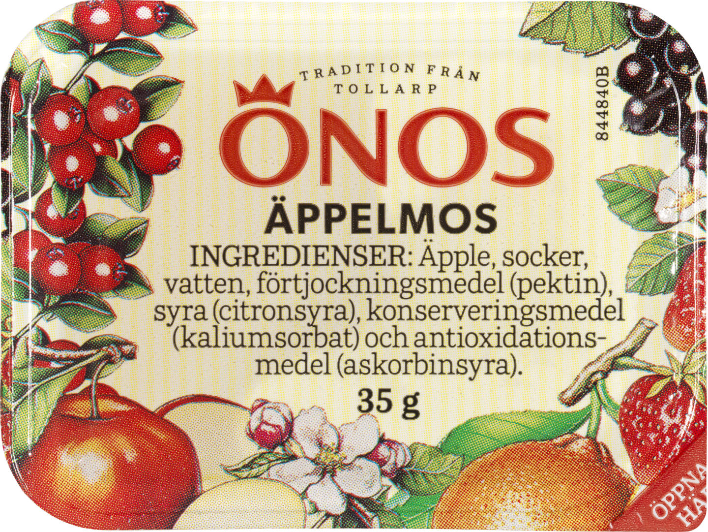 Äppelmos portion 35g