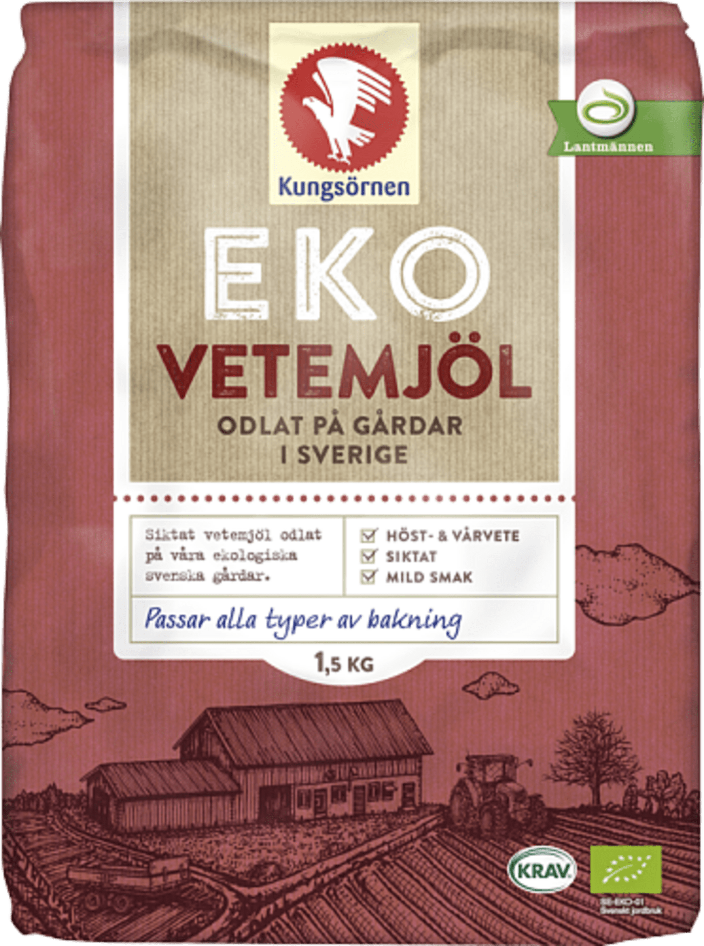 Vetemjöl 1,5kg