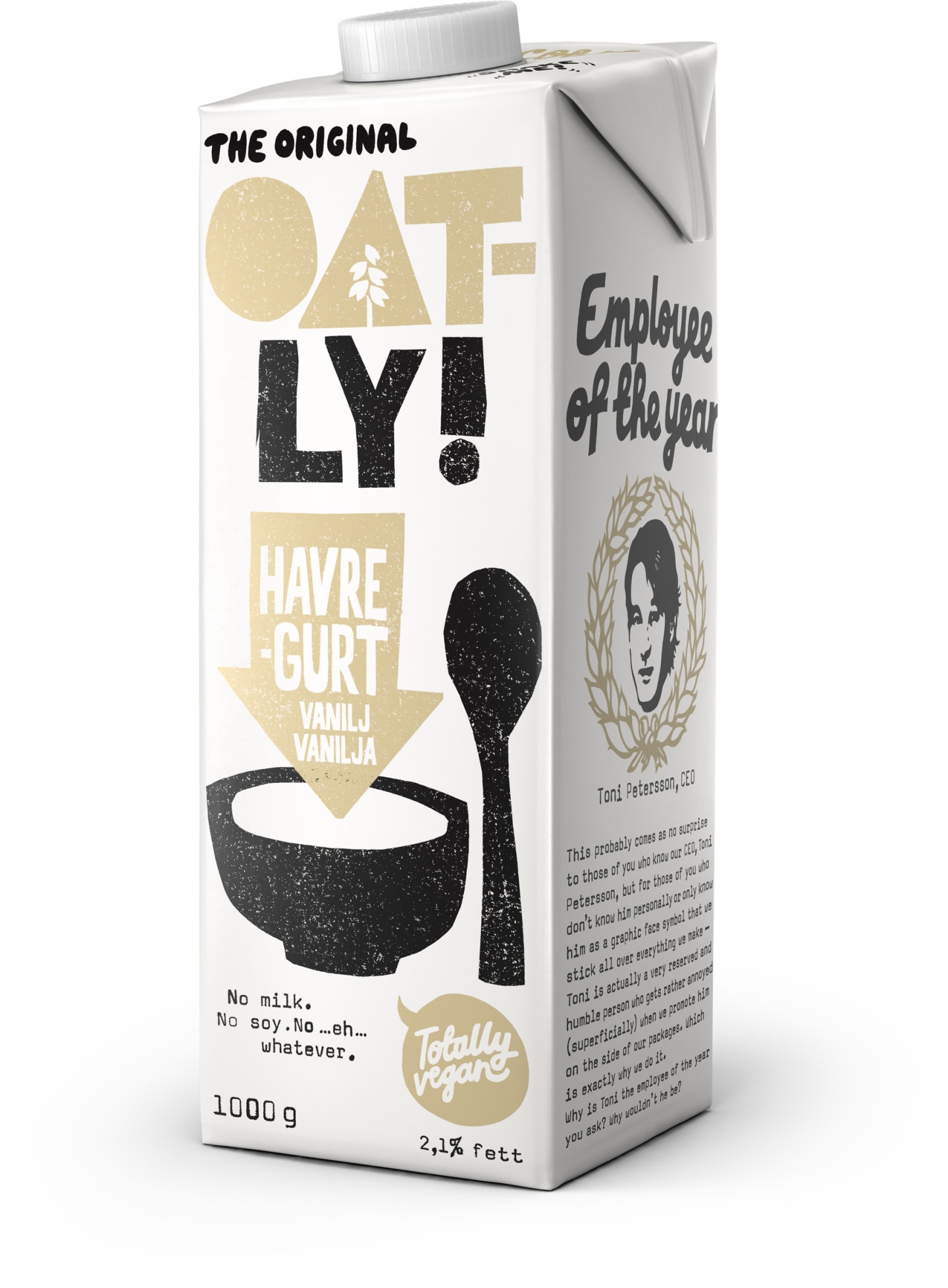 Havregurt vanilj Oatly 1kg