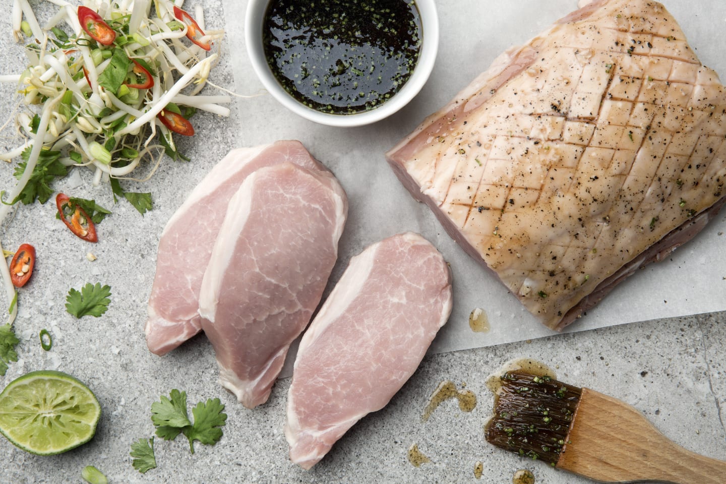 Fläskkotlettrad benfri delad Grevb 1,6kg