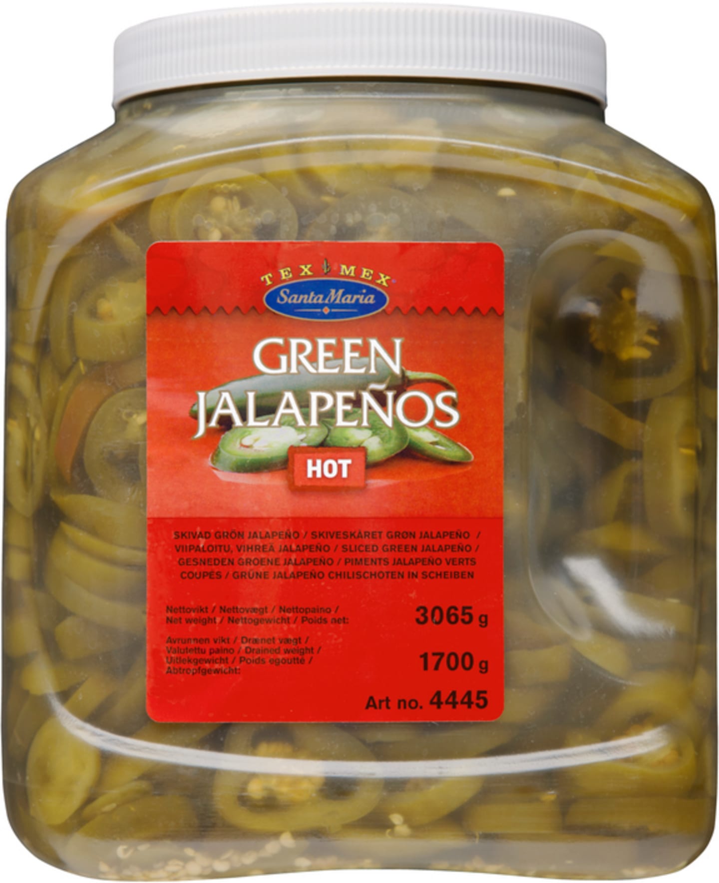 Jalapeño grön skivad 3,065kg - Bild 1 av 1