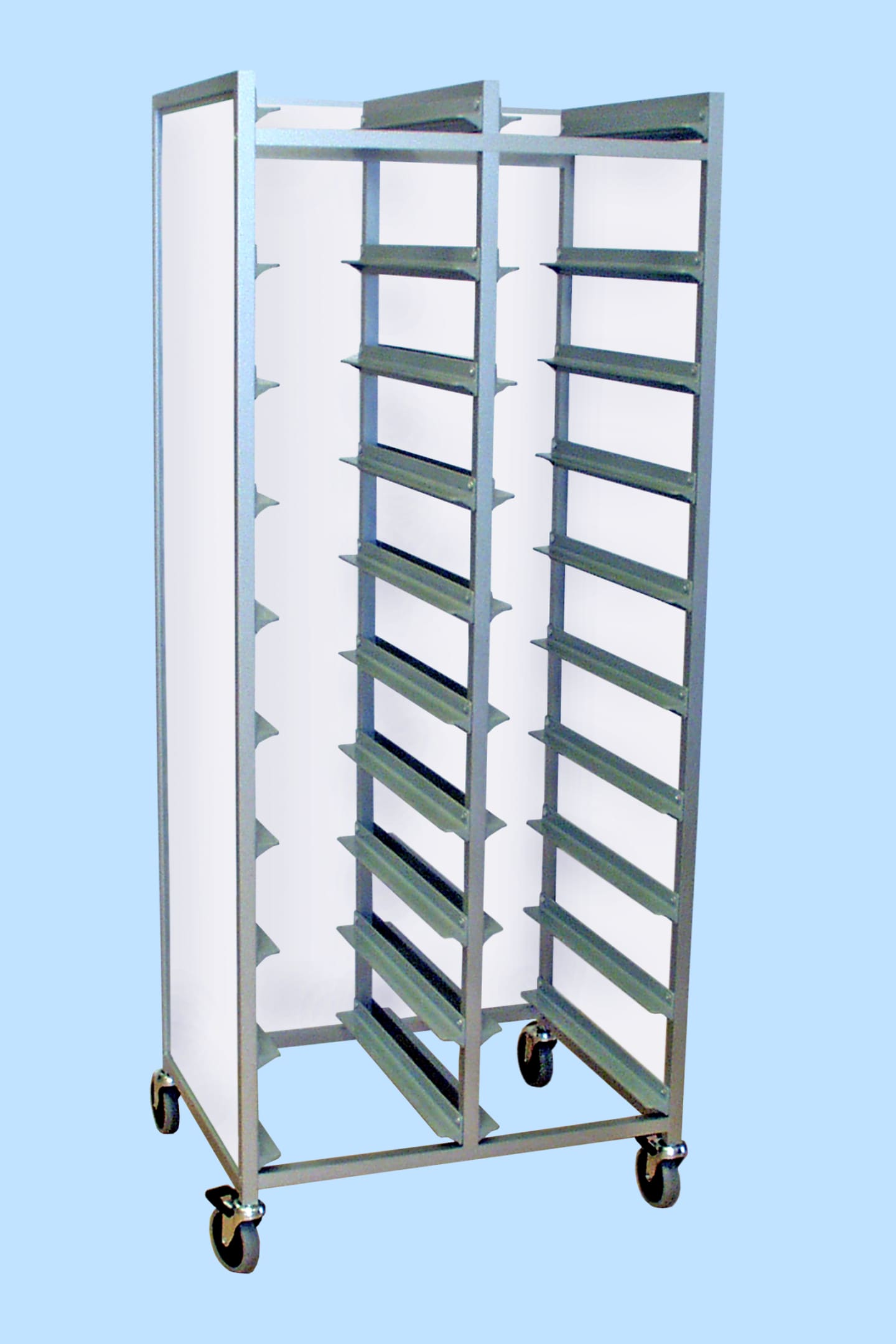 Brickvagn vit 330x430mm 2x10 Flatpack