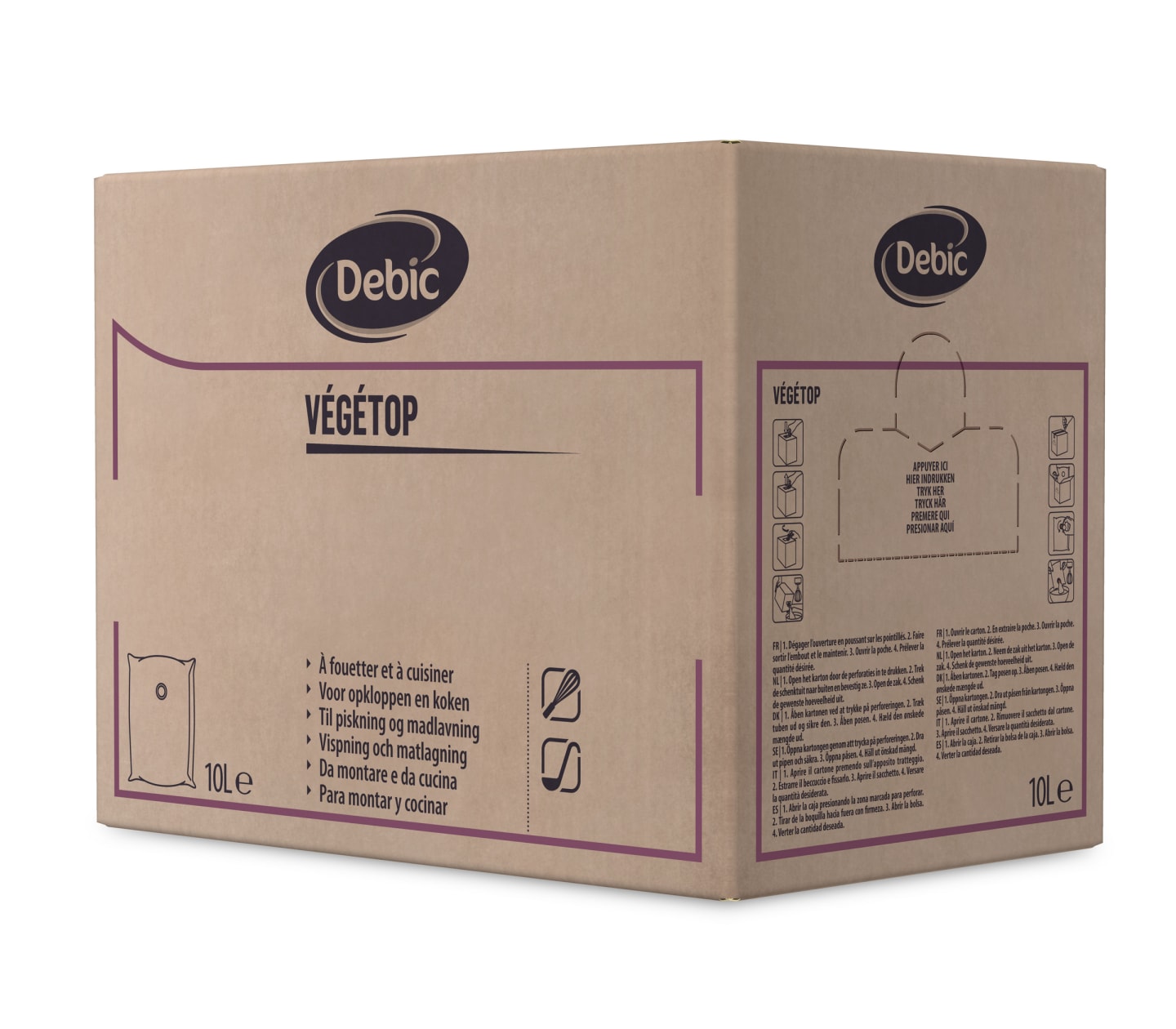 Vegetop vispgrädde 10L