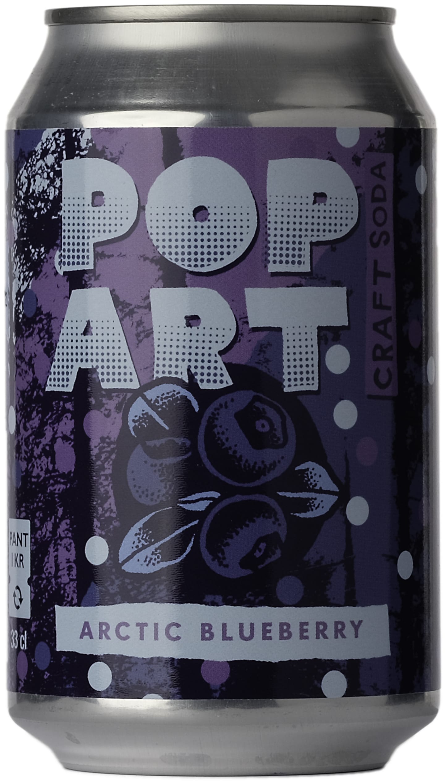 Pop Art Soda Arctic Blueberry 33cl