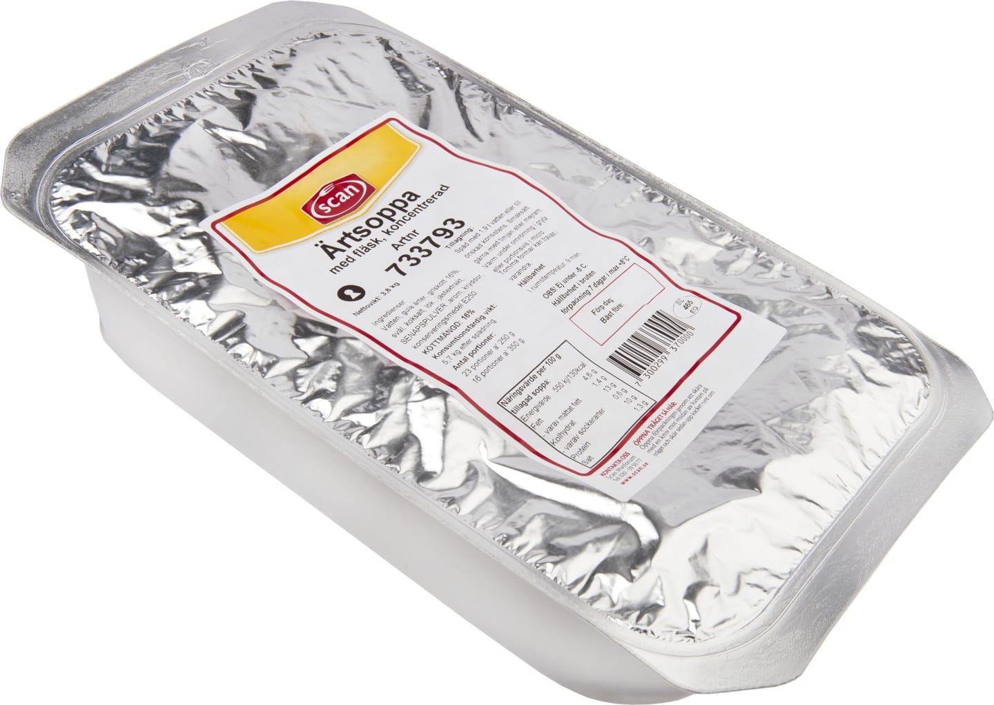 Ärtsoppa med fläsk 3,8kg