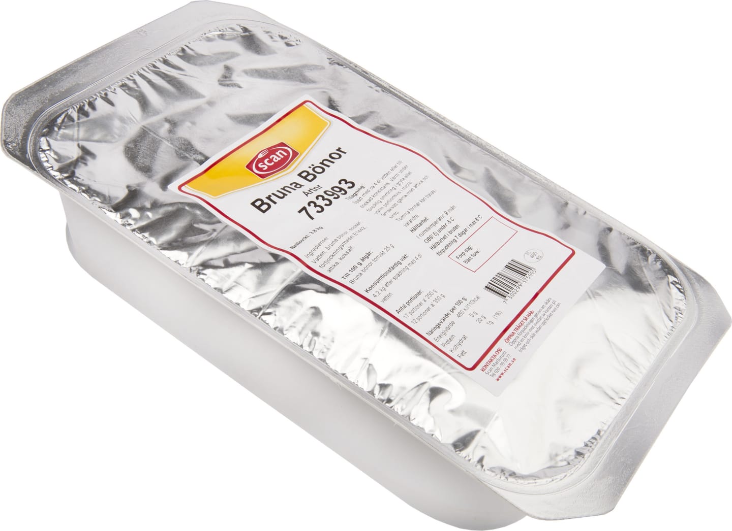 Bruna bönor konserv 3,8kg