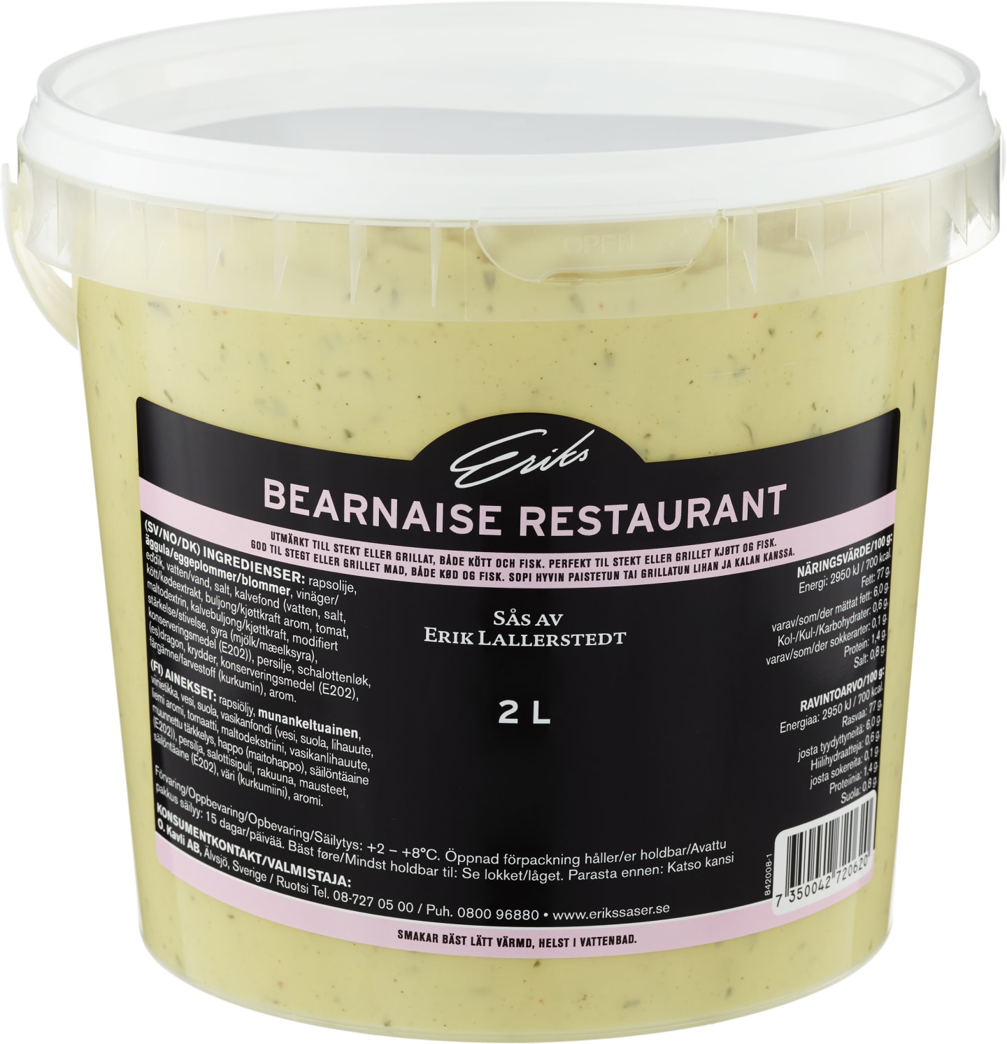 Bearnaisesås restaurang Eriks 2L