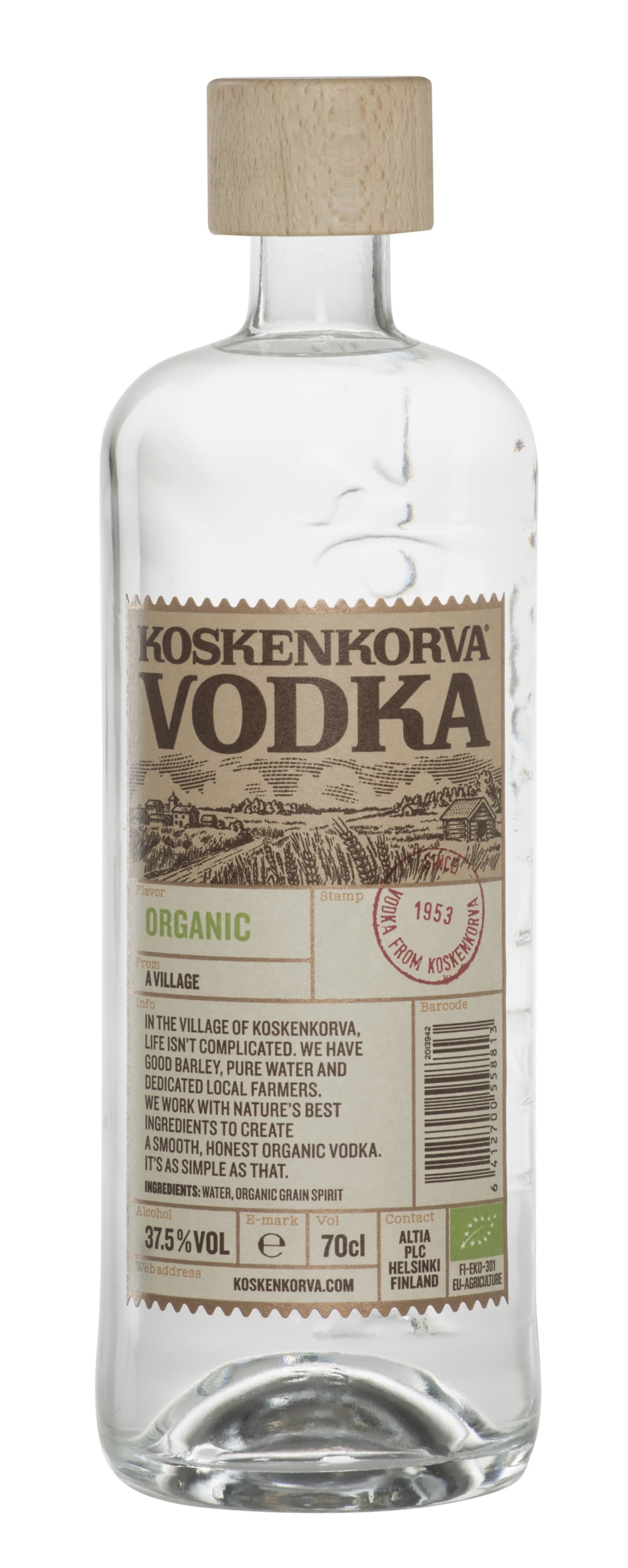 Koskenkorva Vodka Organic 70cl - Bild 1 av 1