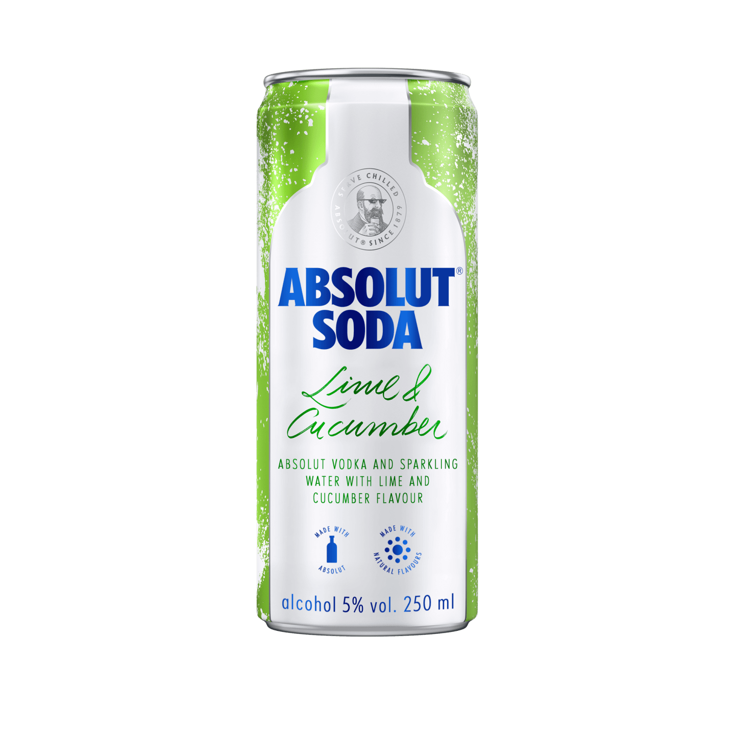 Absolut Soda Lime Burk 25cl - Bild 1 av 1