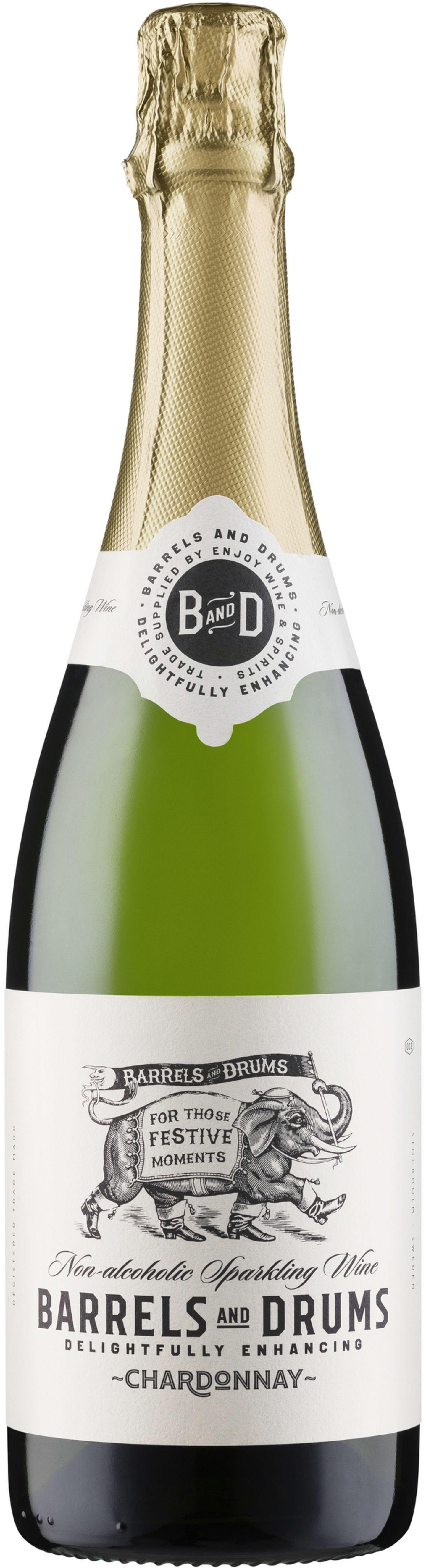 Barrels Drums Chardonnay Sparkl 0% 75cl