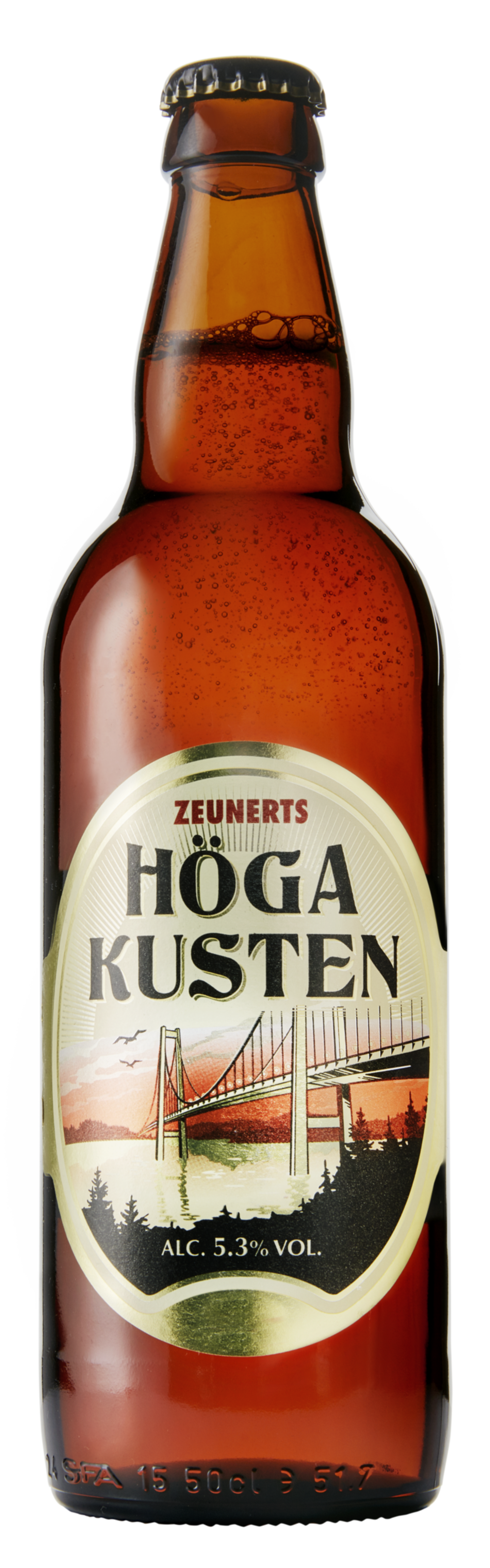 Zeunerts Höga Kusten engångsglas 50cl - Bild 1 av 2