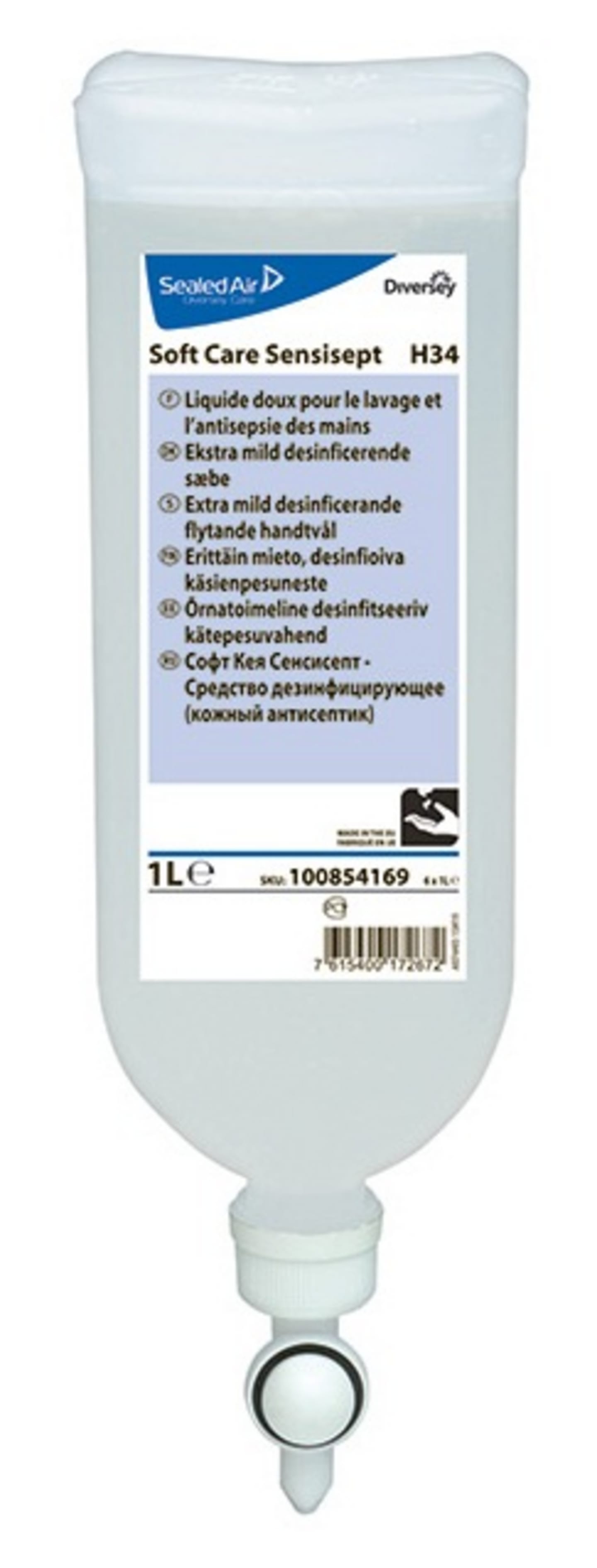 Tvål Soft care sensisept H34 1L - Bild 1 av 1
