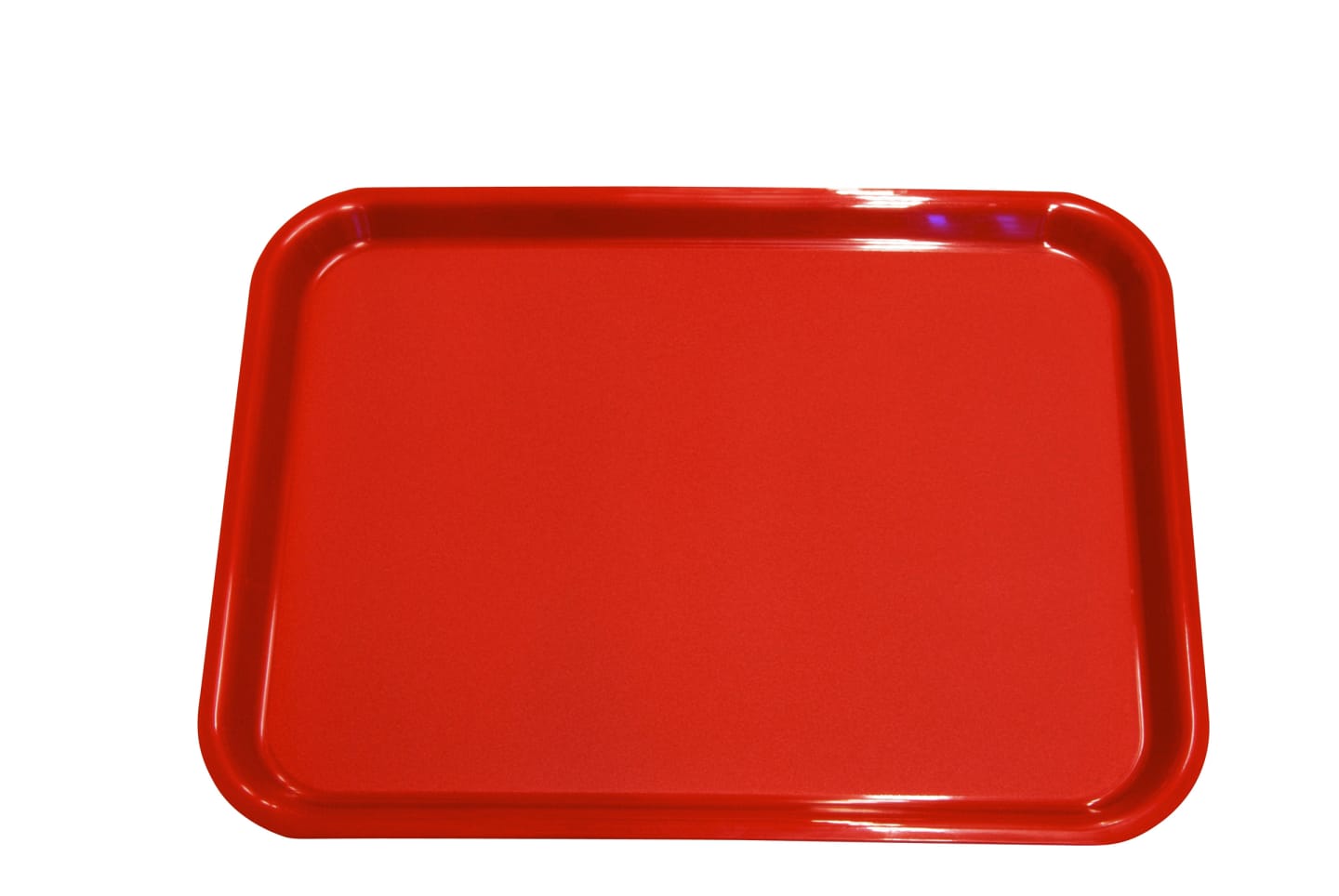 Bricka röd plast 430x330mm