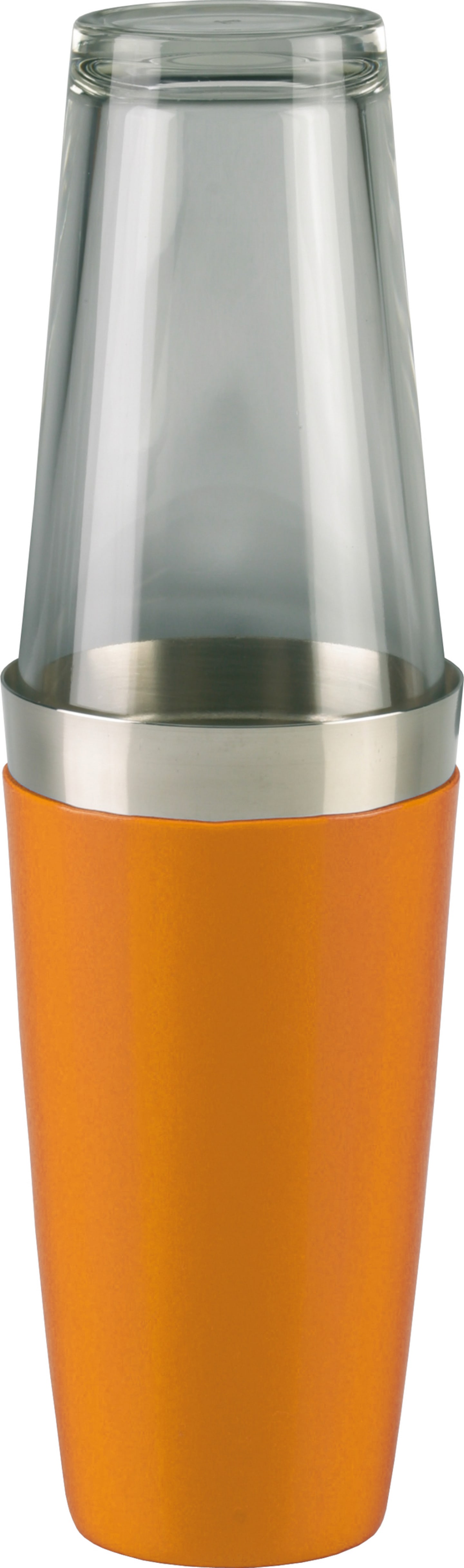 Bostonshaker orange gummibelagd