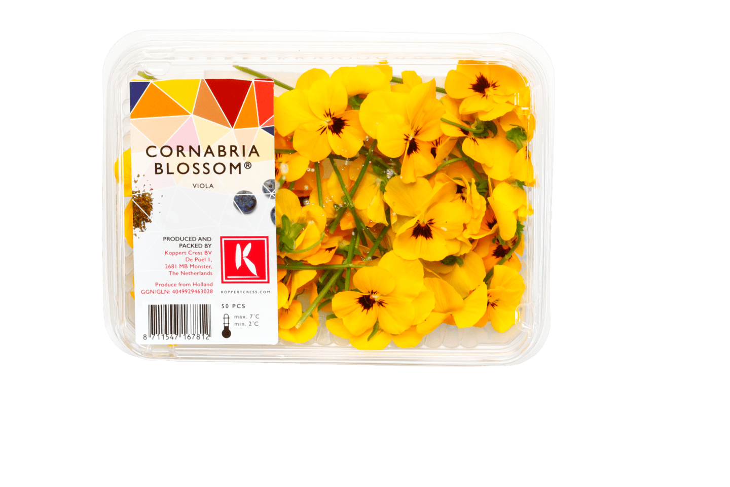 Ätbar blomma Cornabria 50st - Bild 1 av 2