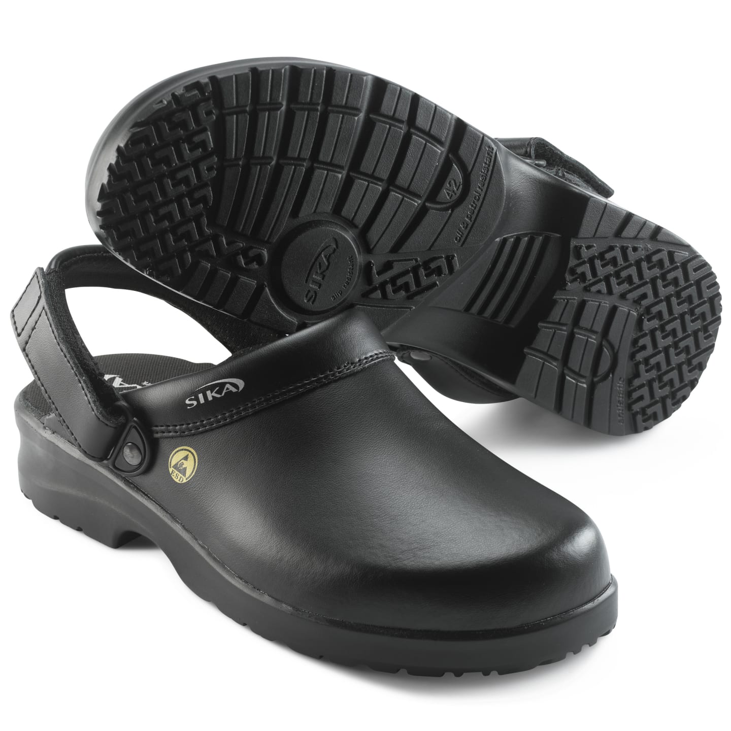 Sko Clog Fusion hälrem svart stl 35 1par