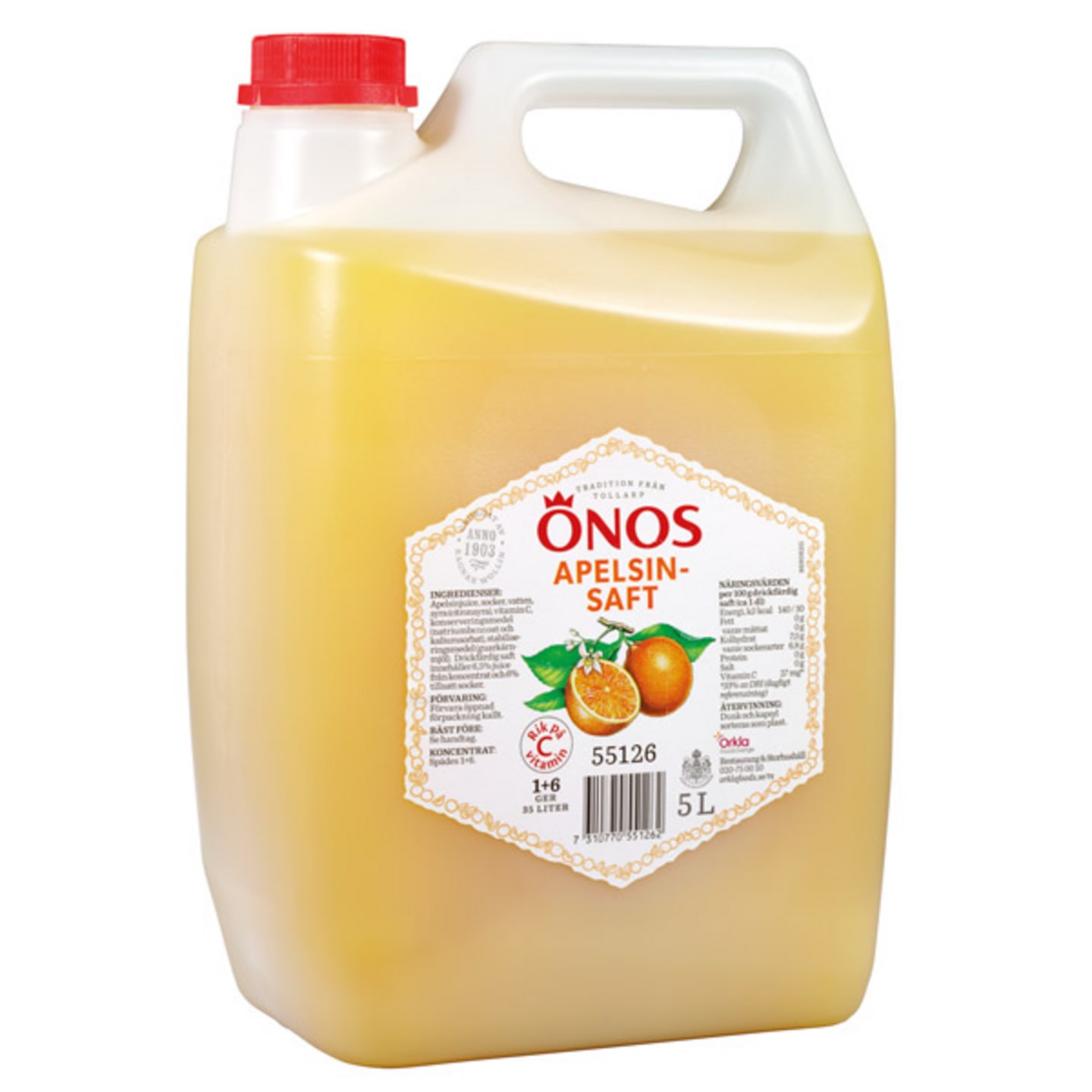 Apelsinsaft 5L - Bild 1 av 1