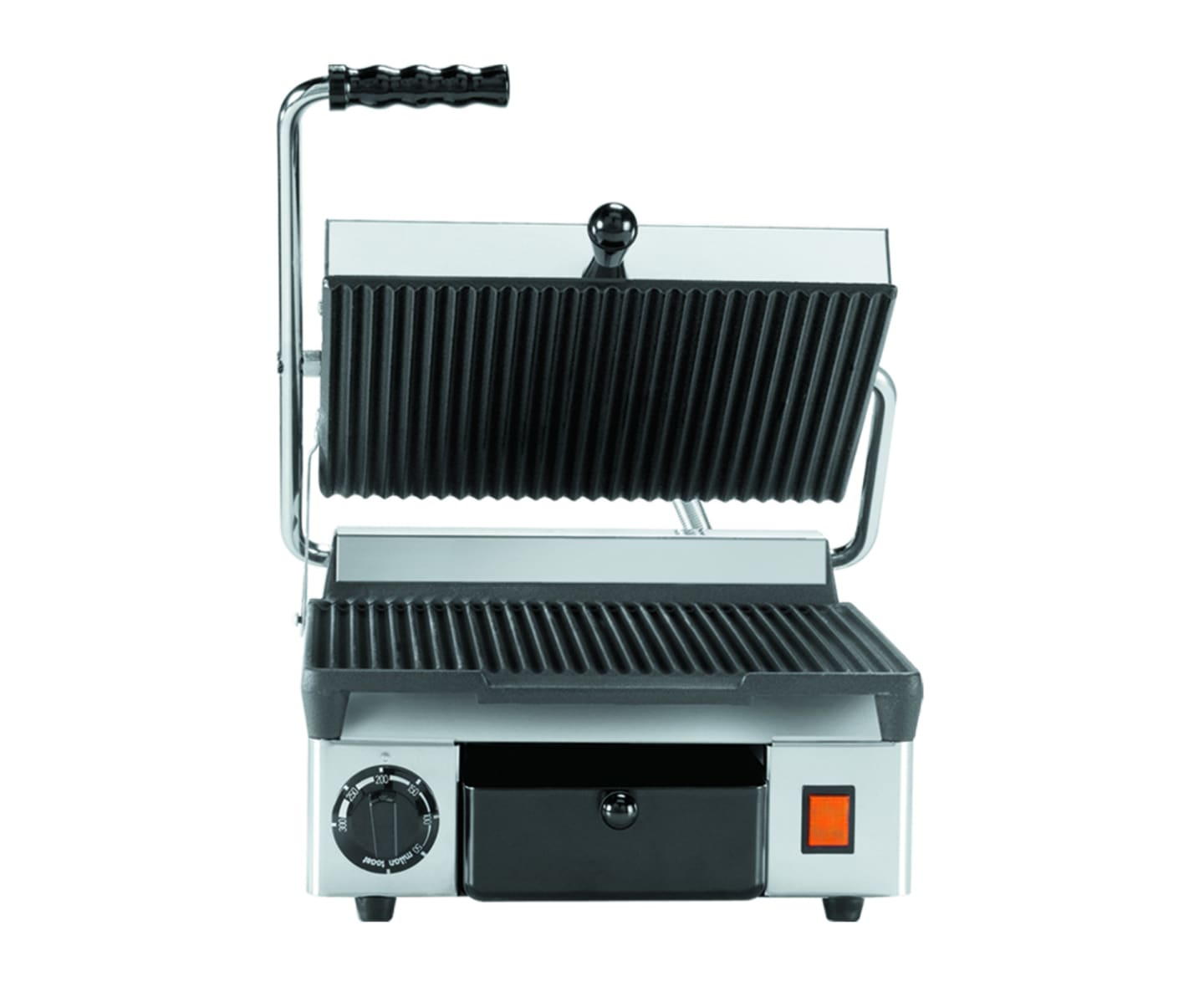 Klämgrill räfflad/slät