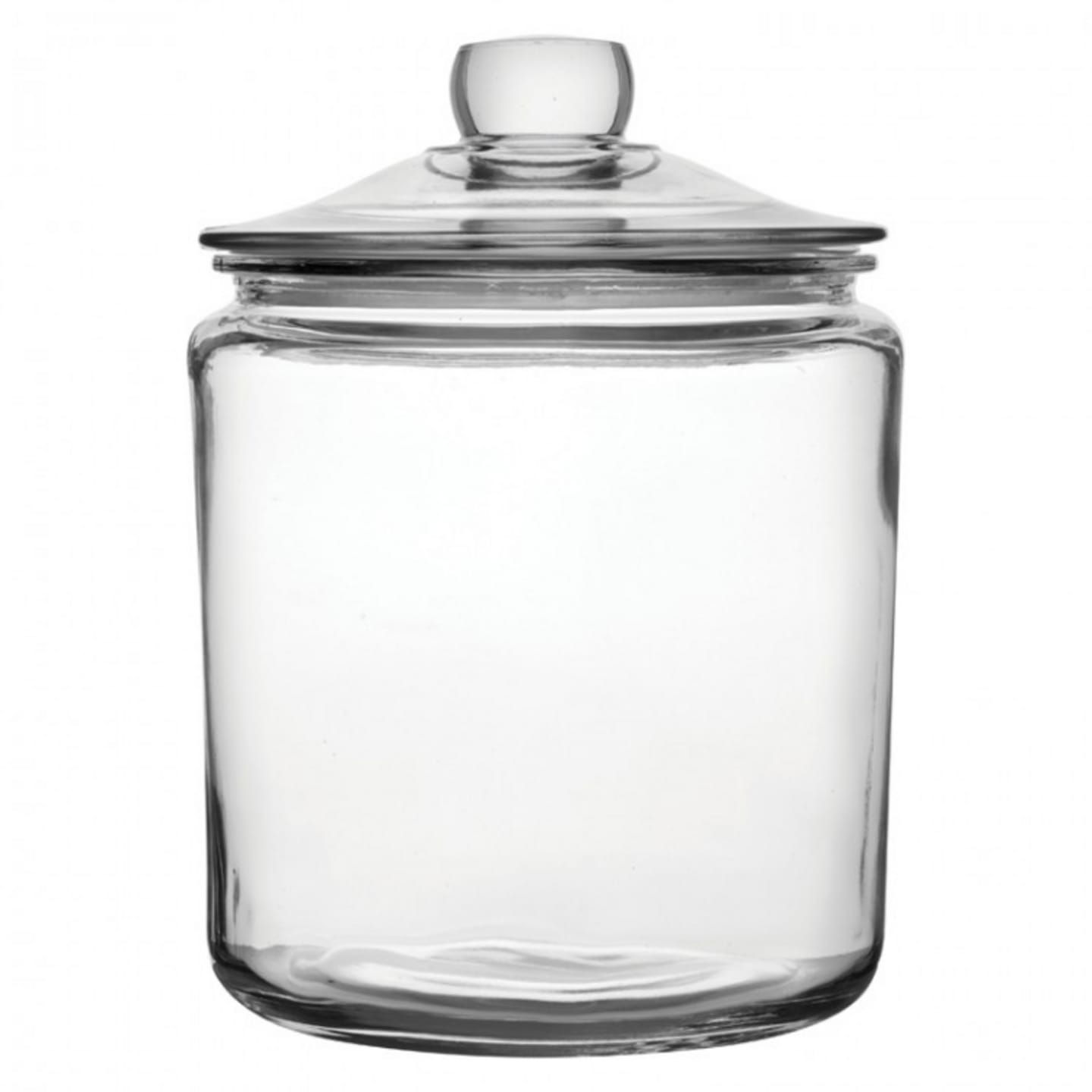Glasburk med lock 3,8L