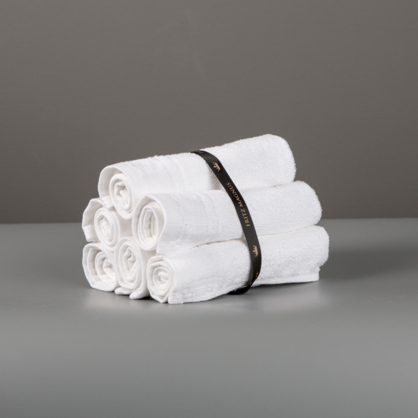 Frottéhandduk vit 30x30cm - Bild 1 av 2