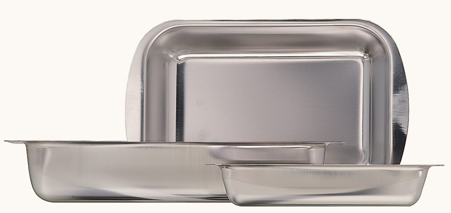 Gratängform rostfri 370x270x50mm