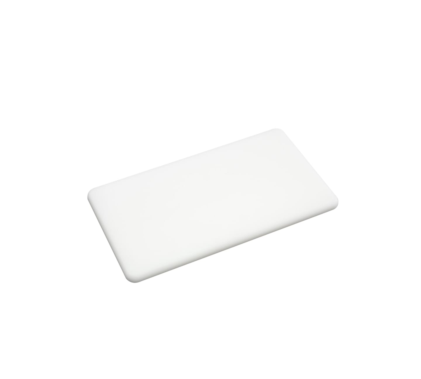 Skärbräda vit med fötter 450x250x20mm
