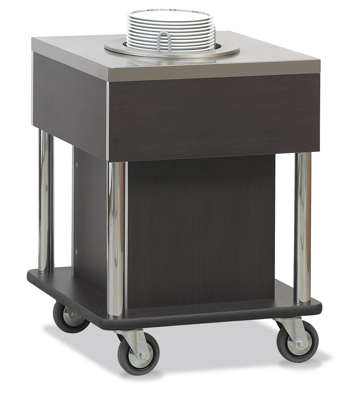 Tallriksdispenser buffé wenge - Bild 1 av 1