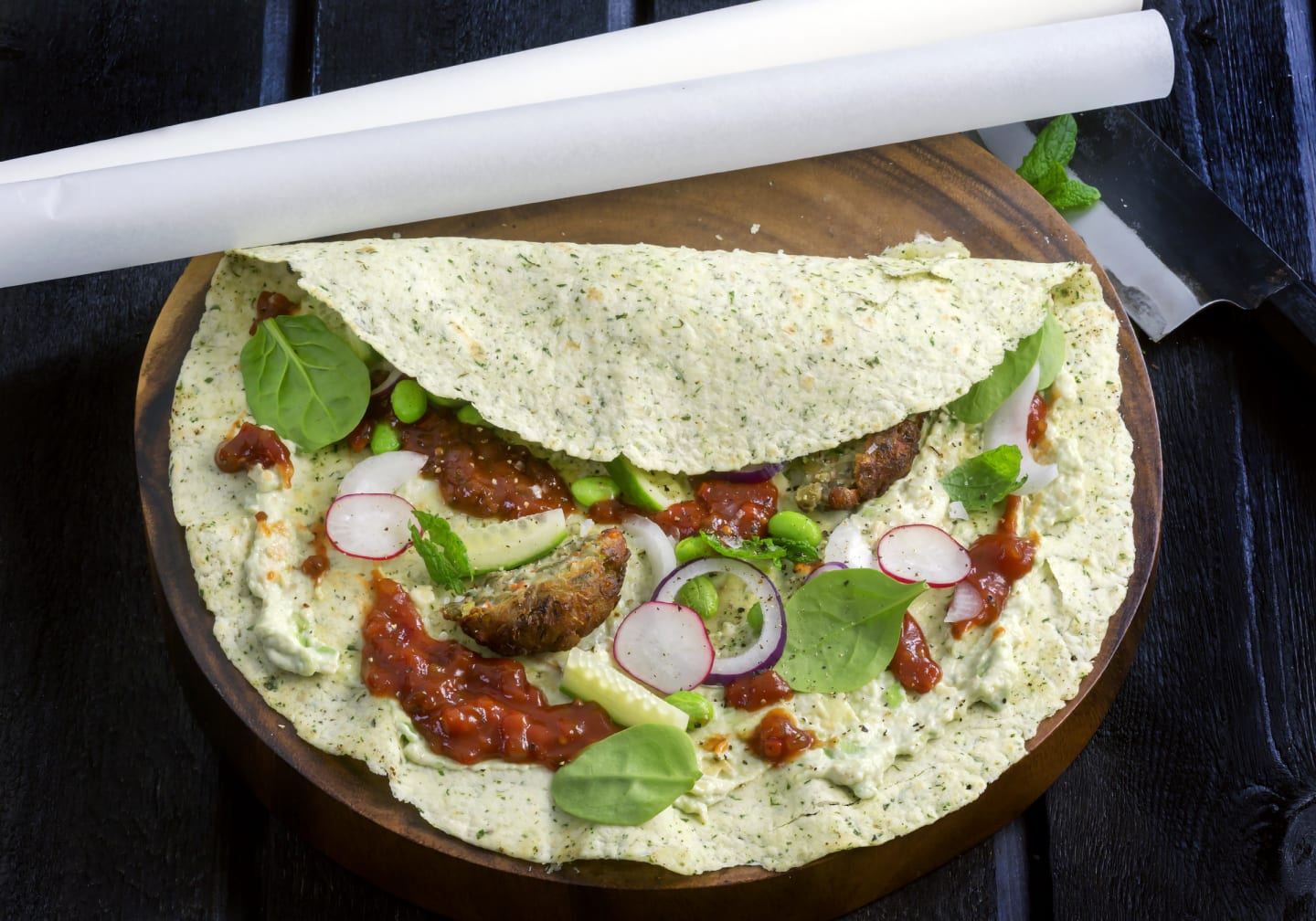 Tortilla spenat 30cm 144st - Bild 1 av 2