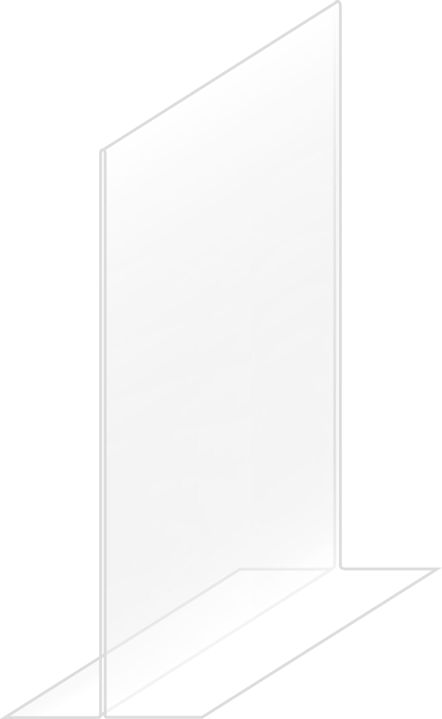 Bordsryttare plast A4
