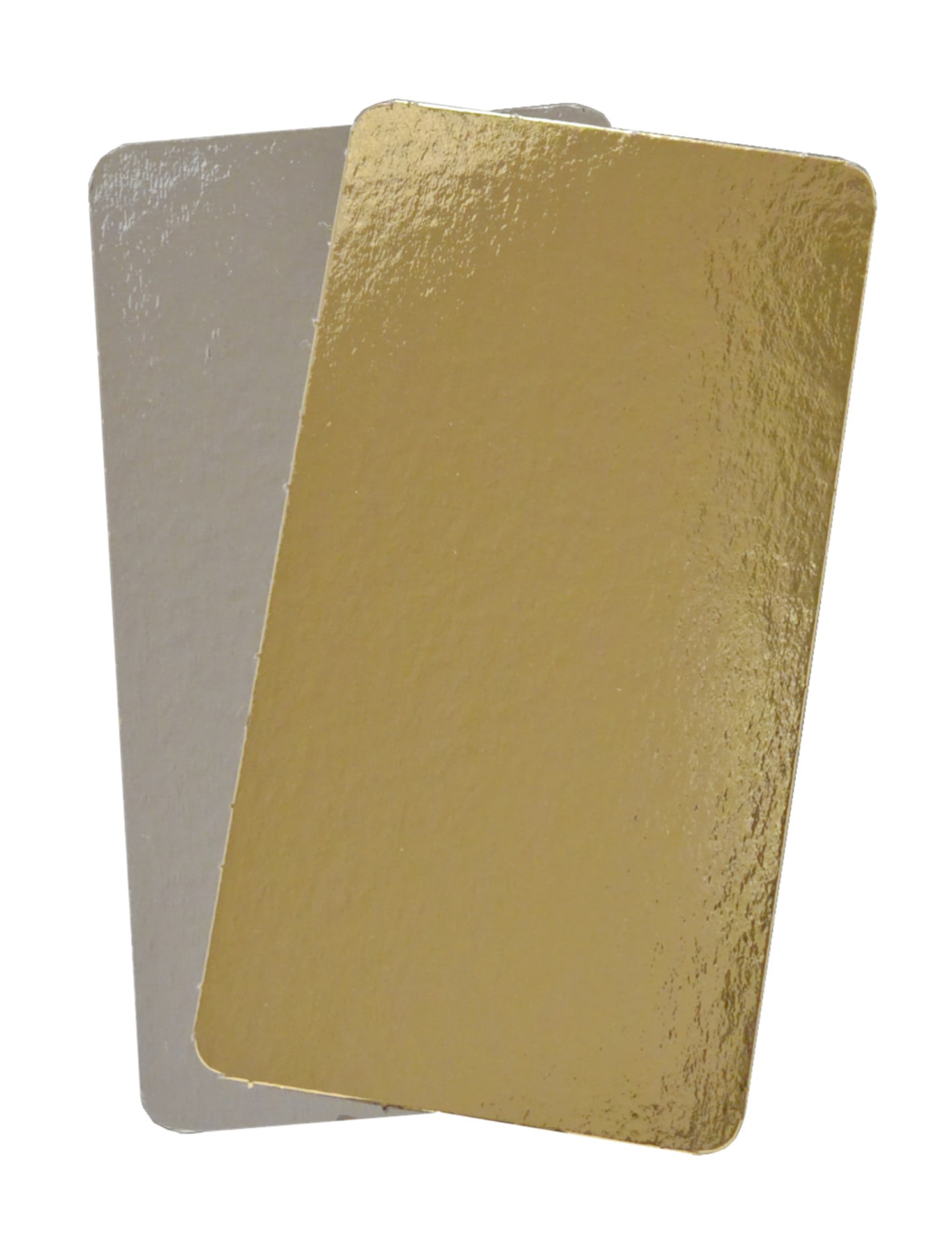 Tårtbricka guld silver 13x24cm 100st