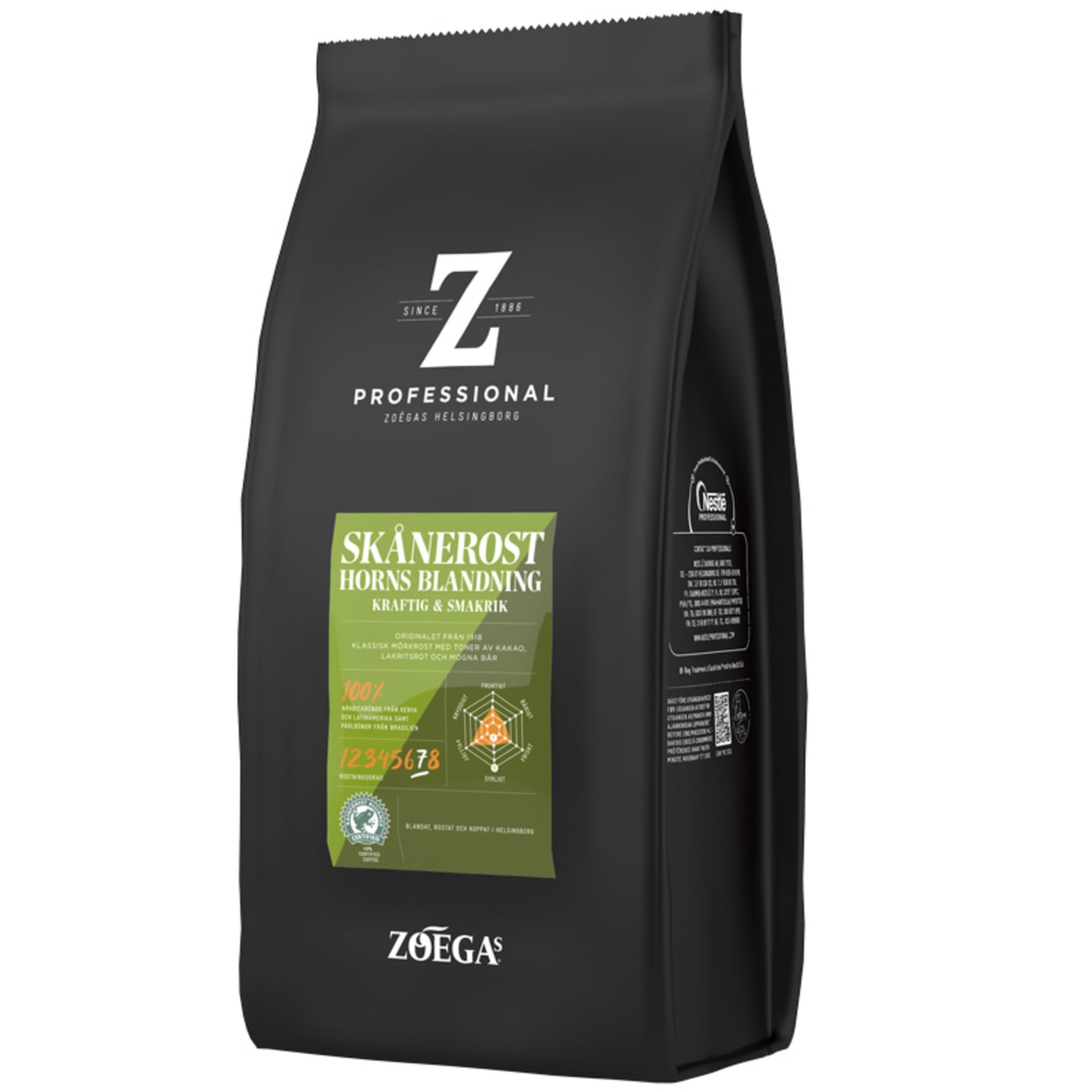 Zoégas Skånerost mörk hel böna 750g