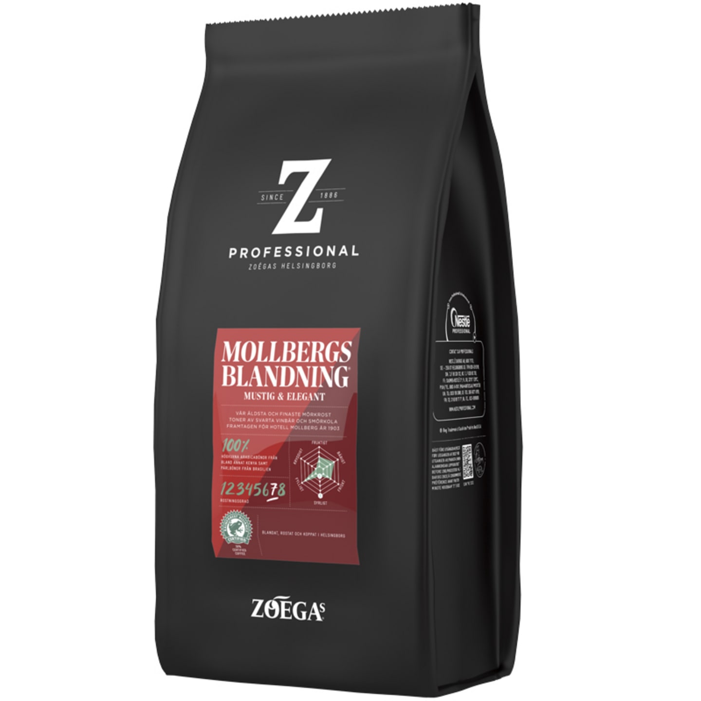 Zoégas Mollbergs blandning hel böna 750g